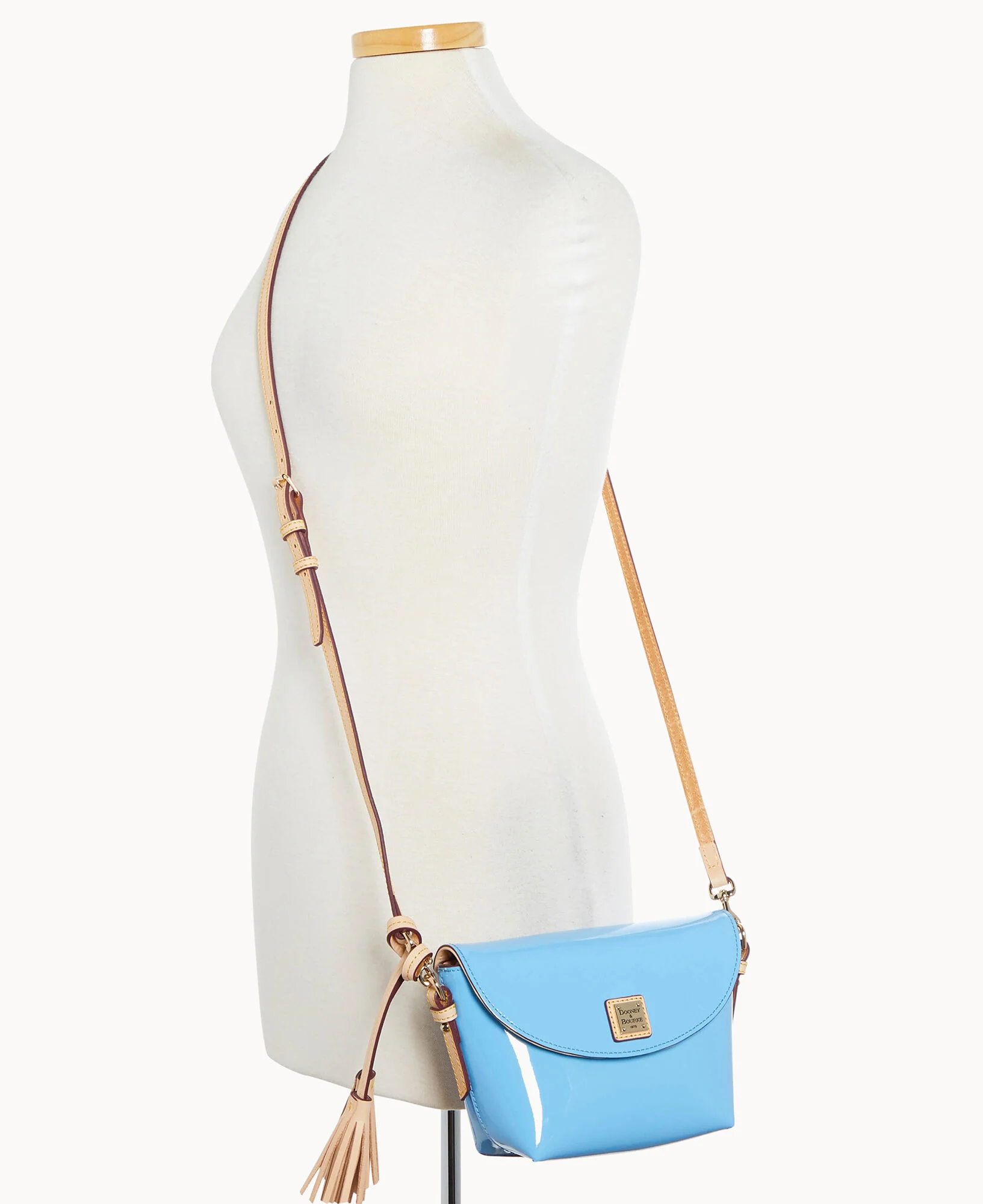 Patent Crossbody Saddle Bag - Image 4