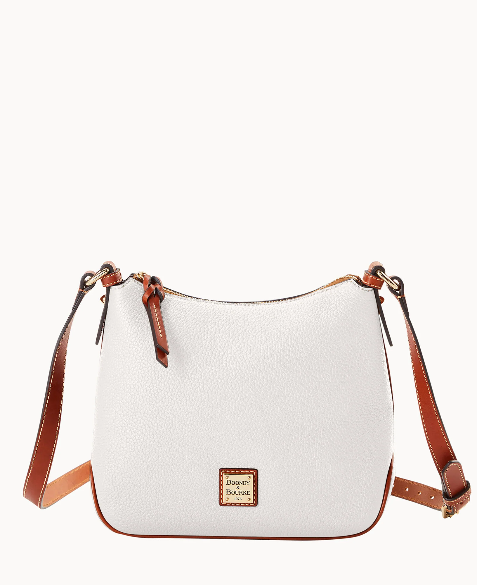 Pebble Grain Crossbody Hobo - Image 22