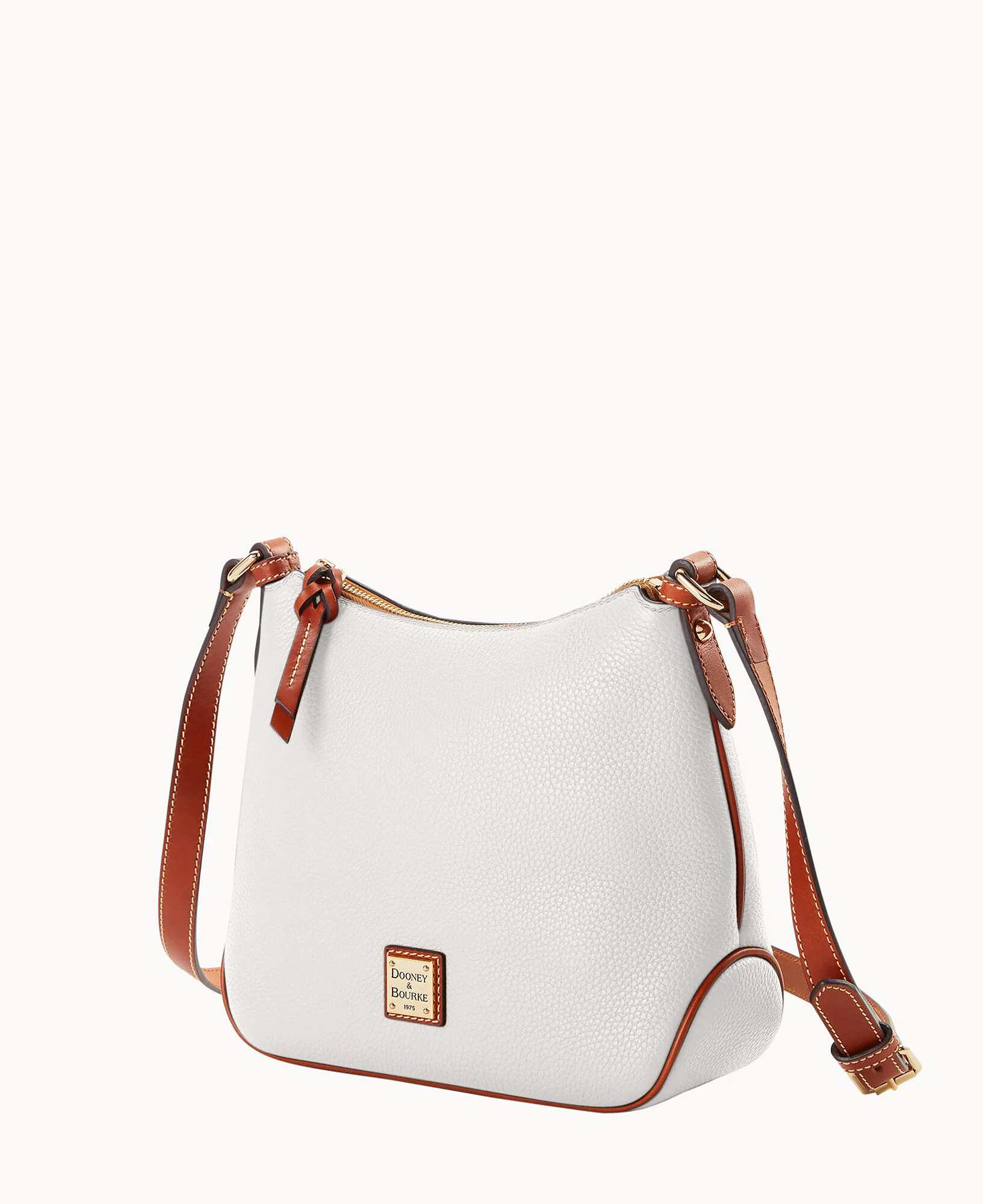 Pebble Grain Crossbody Hobo - Image 23