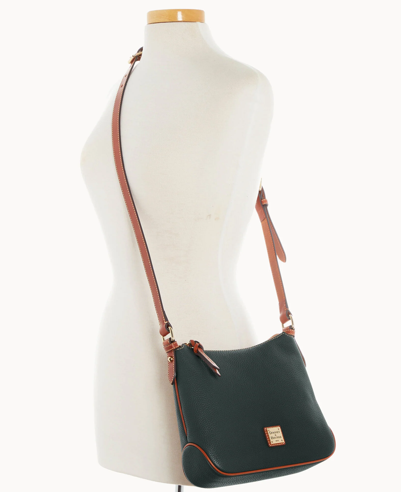 Pebble Grain Crossbody Hobo - Image 53