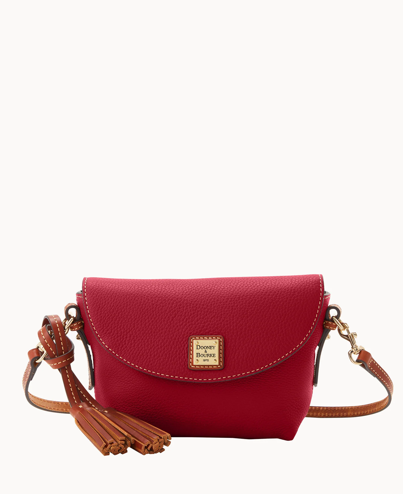 Pebble Grain Crossbody Saddle Bag - Image 101
