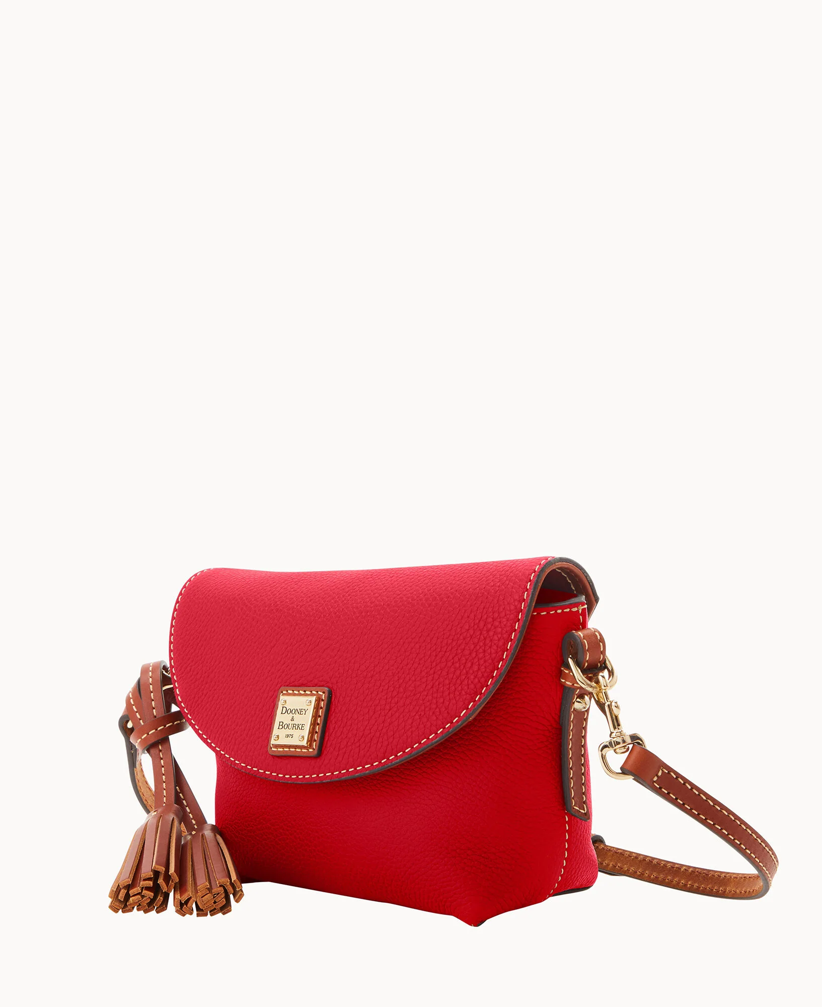 Pebble Grain Crossbody Saddle Bag - Image 22