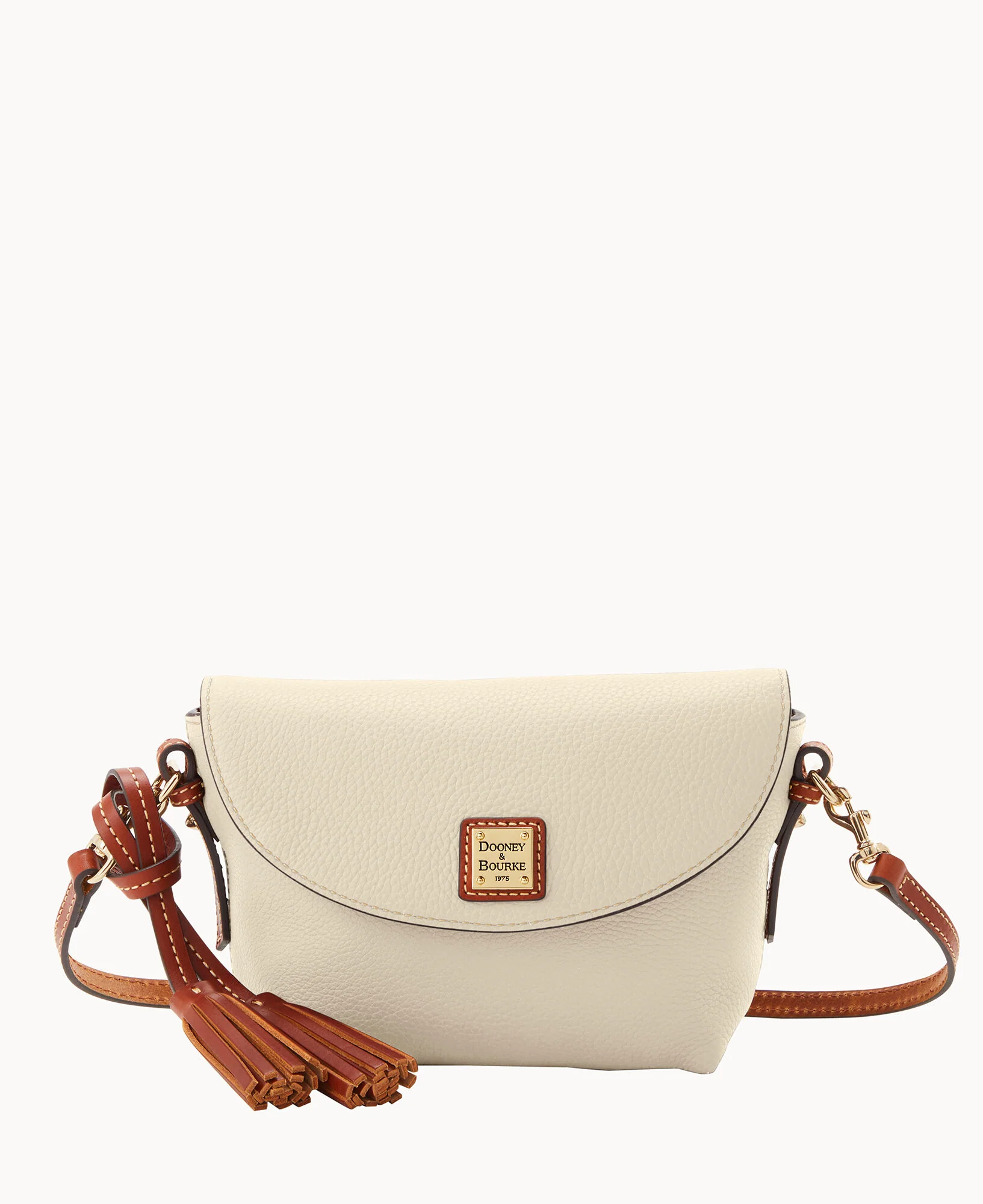 Pebble Grain Crossbody Saddle Bag - Image 33