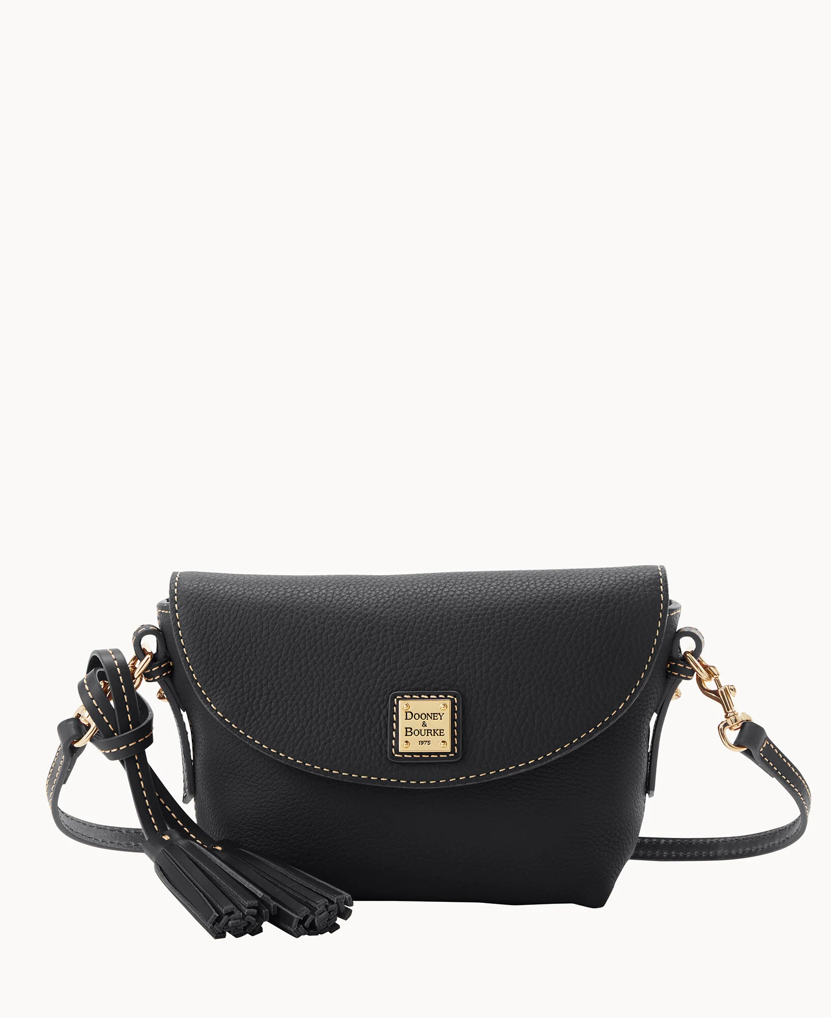 Pebble Grain Crossbody Saddle Bag - Image 37