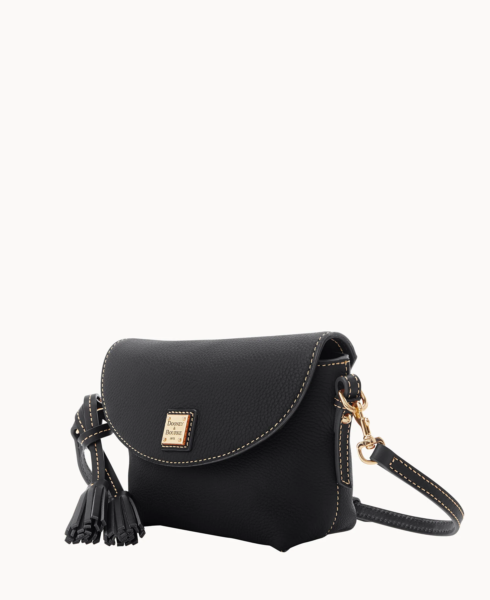 Pebble Grain Crossbody Saddle Bag - Image 38