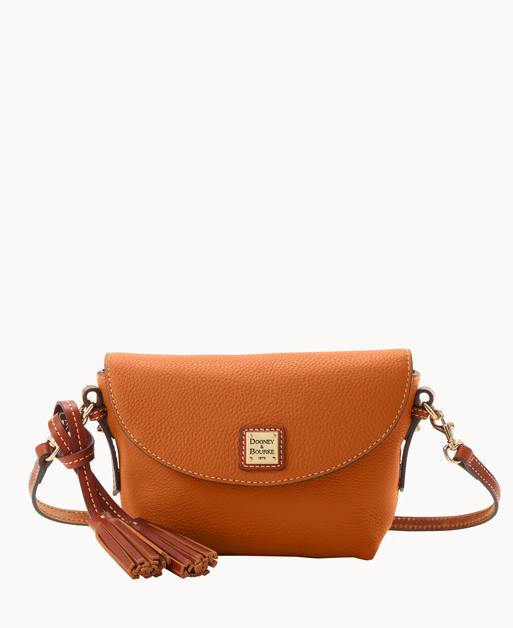 Pebble Grain Crossbody Saddle Bag - Image 5