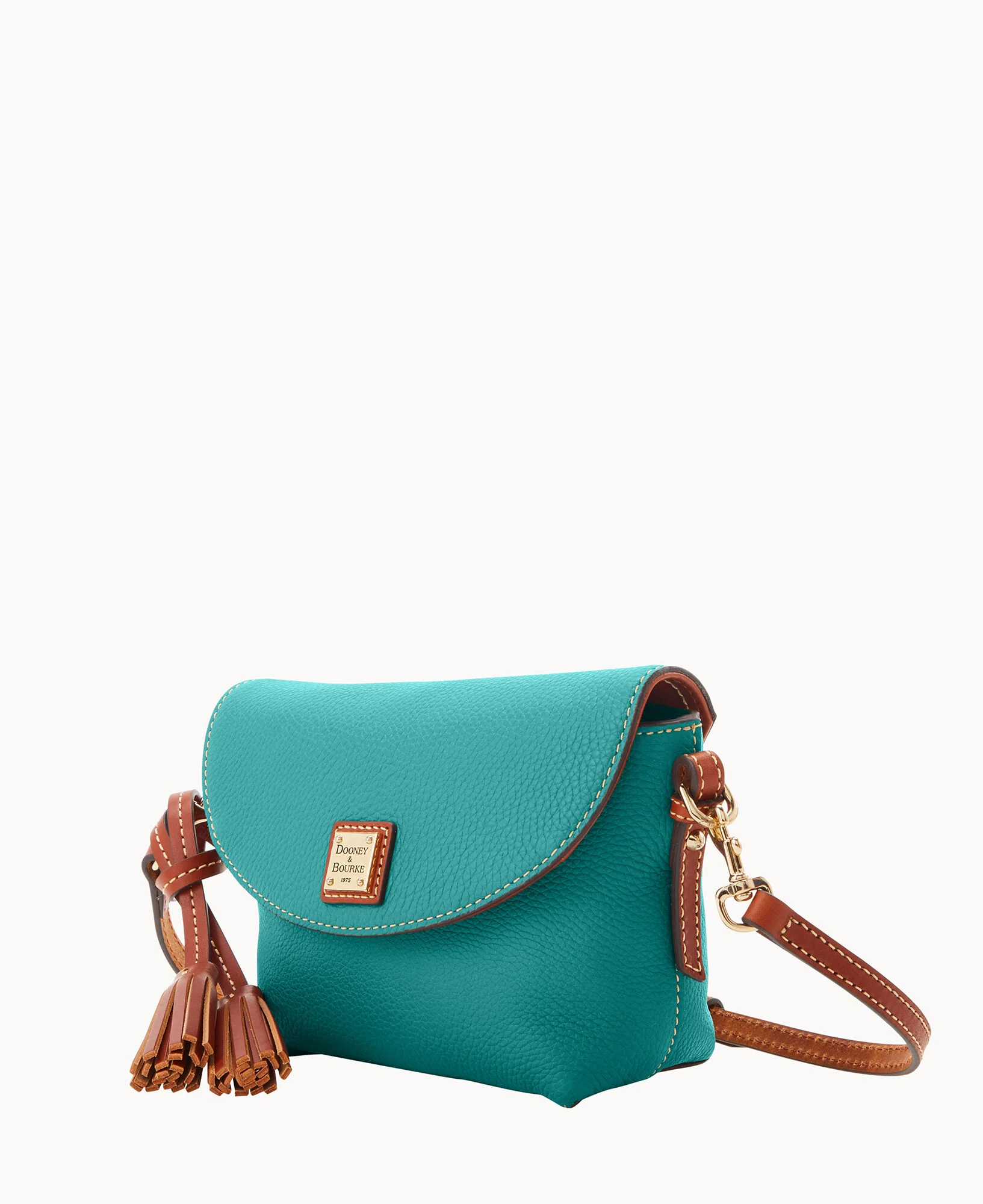 Pebble Grain Crossbody Saddle Bag - Image 94