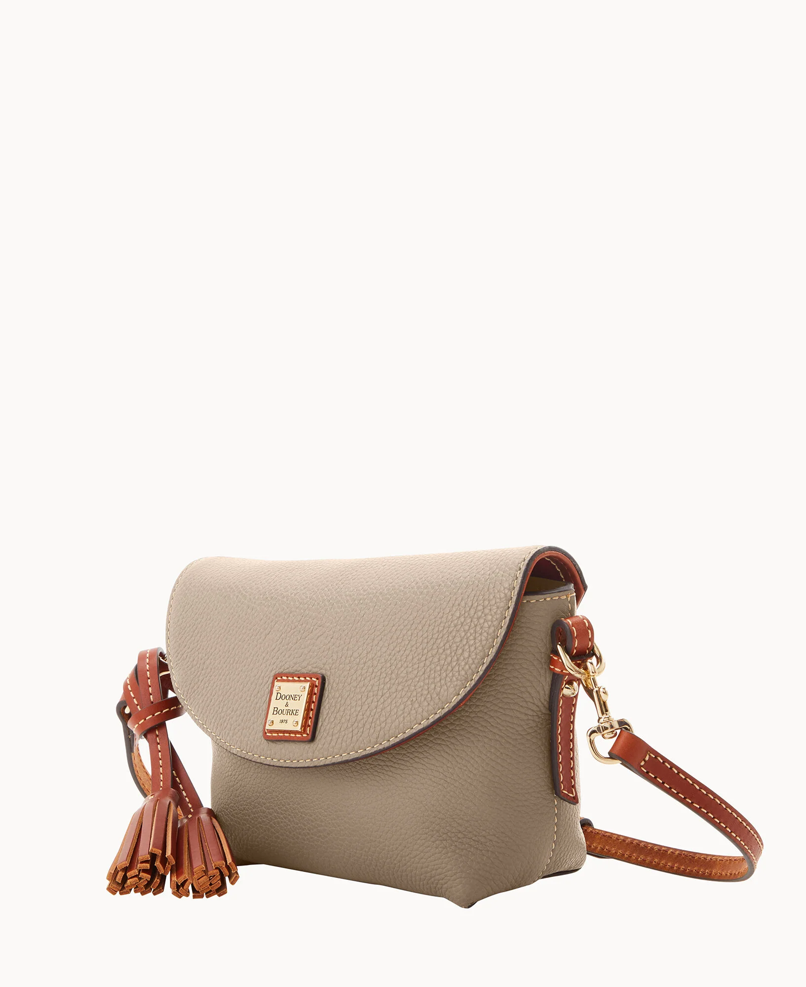 Pebble Grain Crossbody Saddle Bag - Image 98