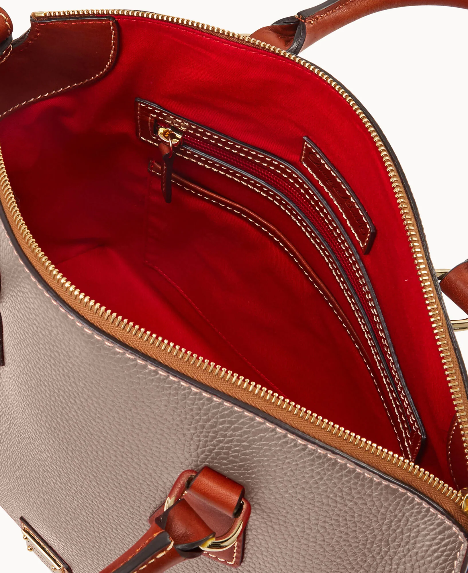 Pebble Grain Domed Satchel - Image 22