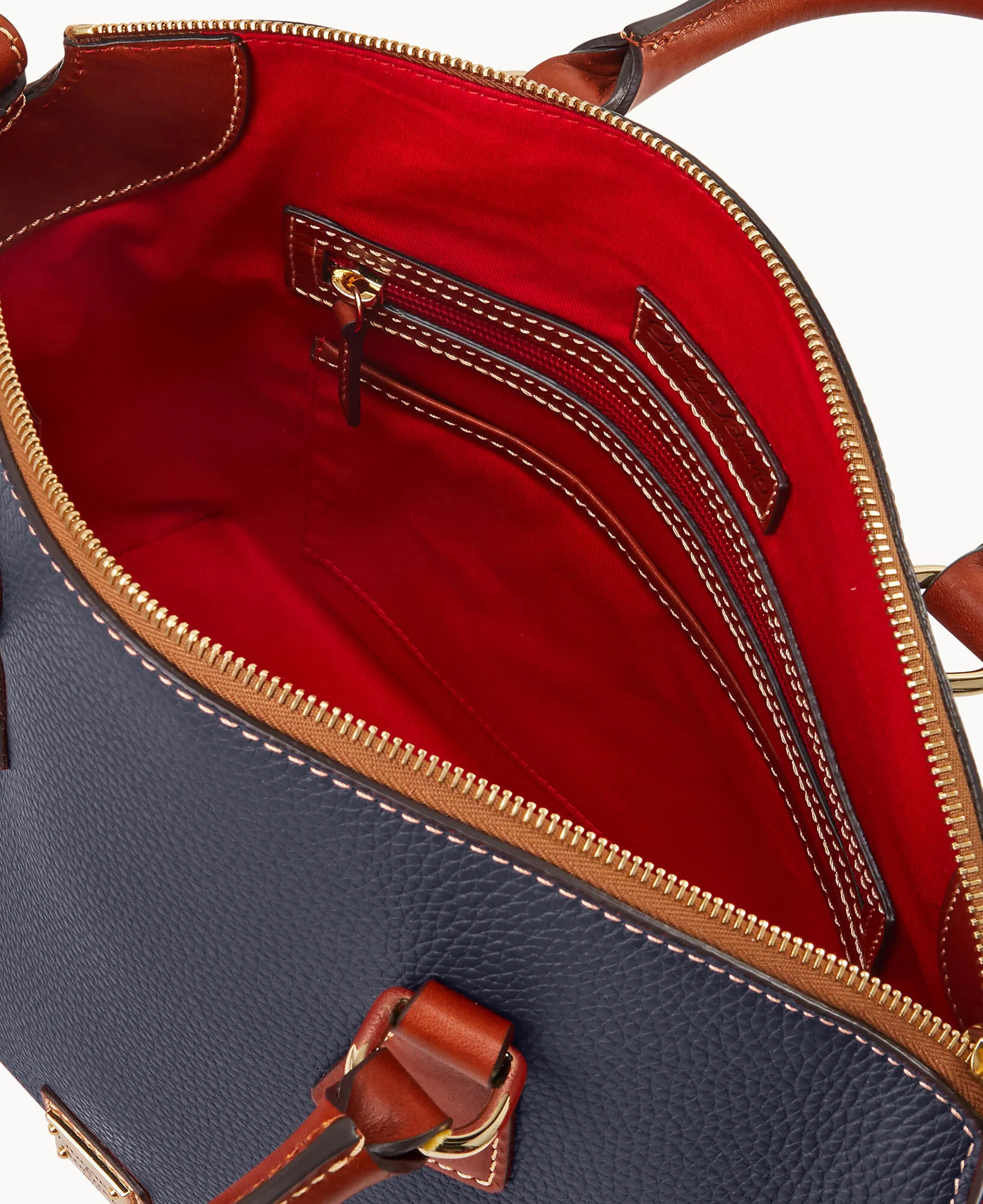 Pebble Grain Domed Satchel - Image 37