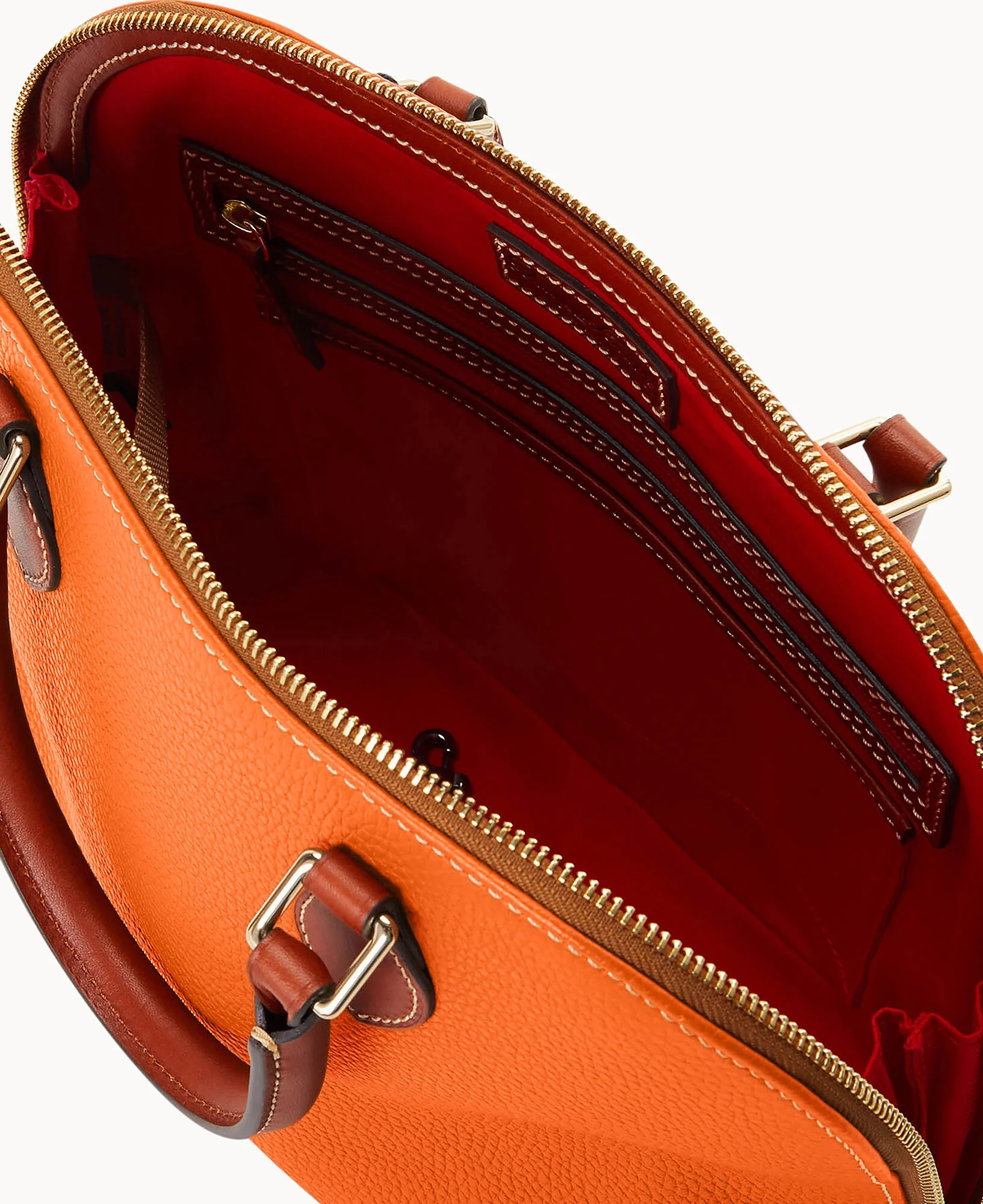 Pebble Grain Domed Satchel - Image 31