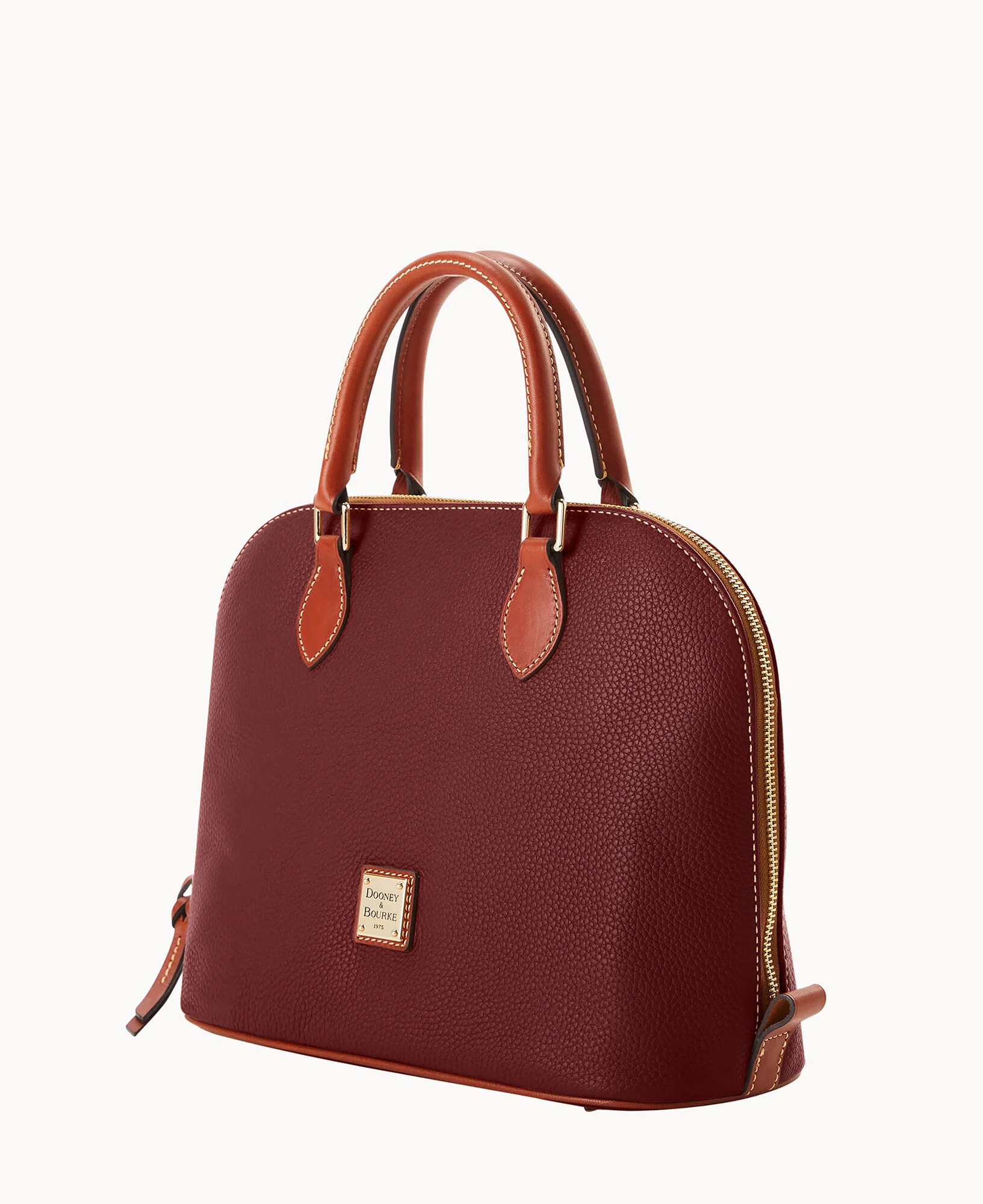 Pebble Grain Domed Satchel - Image 42