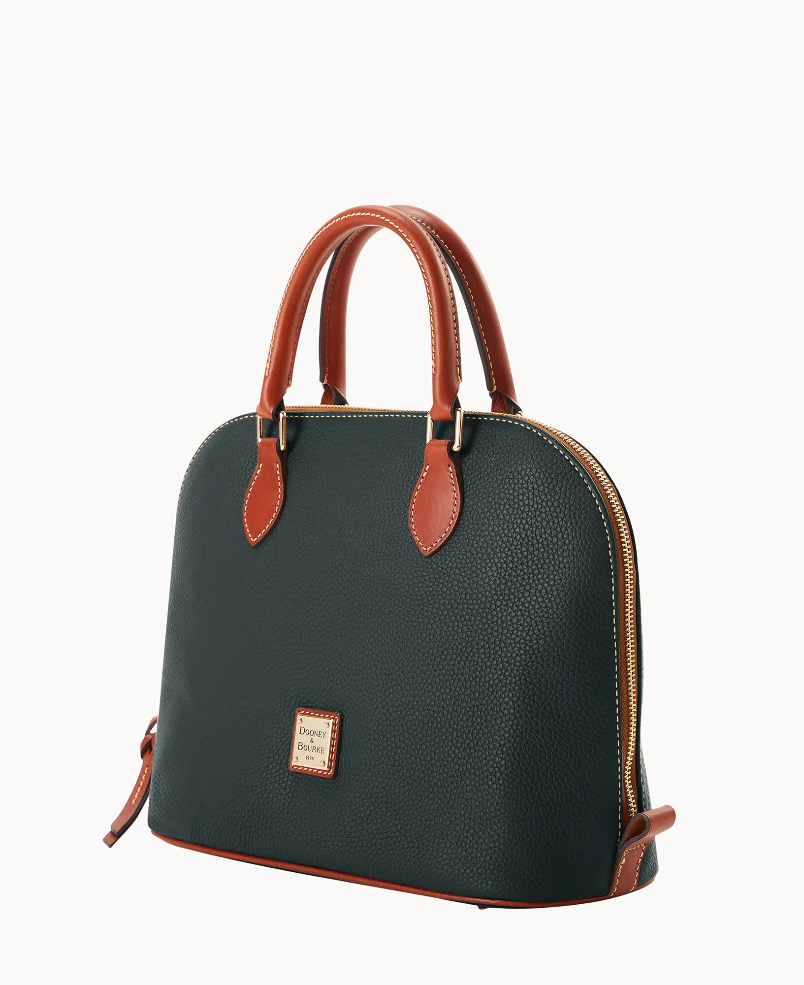 Pebble Grain Domed Satchel - Image 46