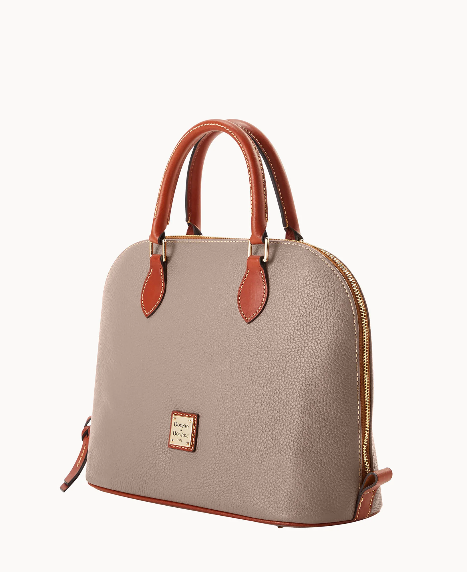 Pebble Grain Domed Satchel - Image 50