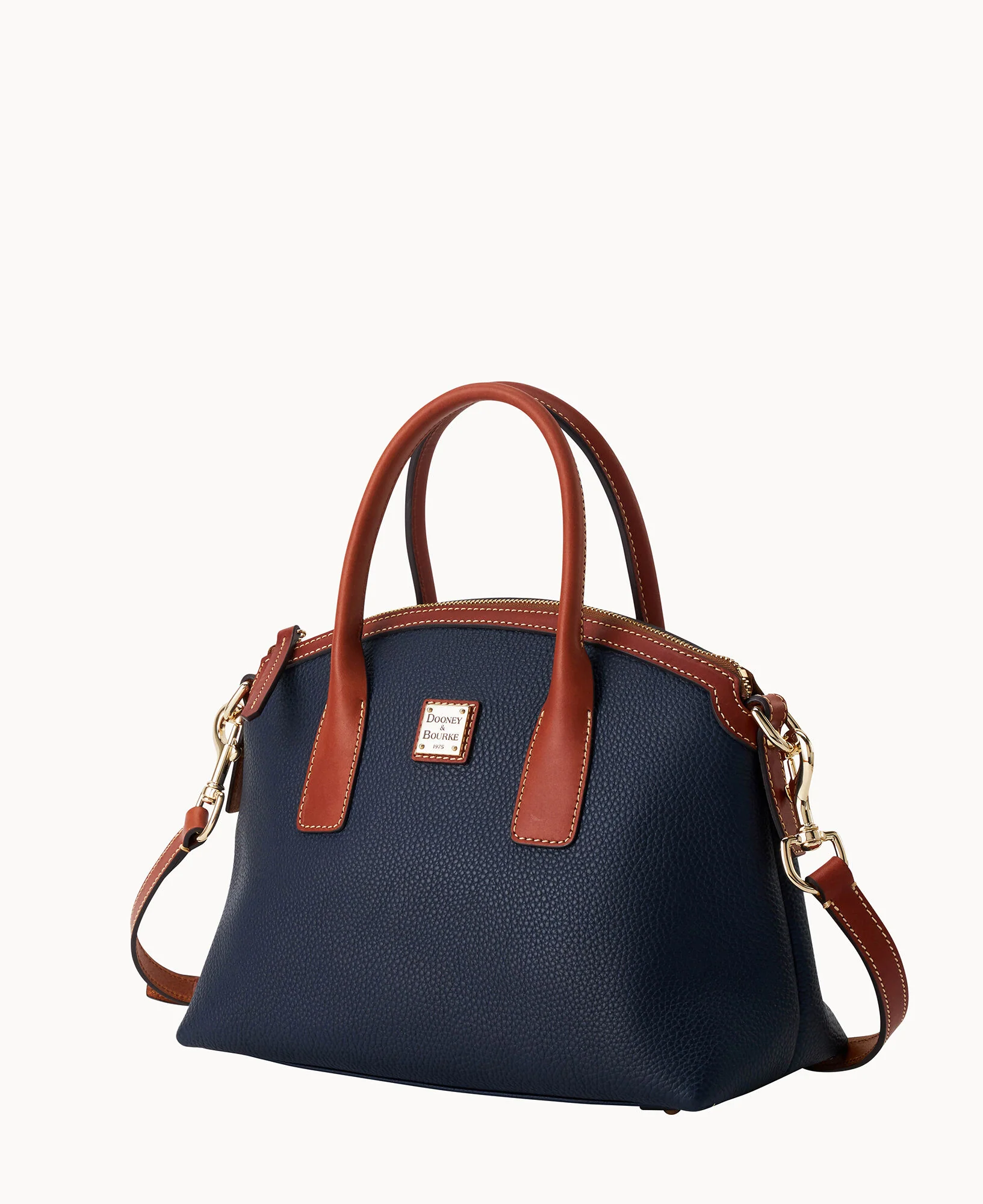 Pebble Grain Domed Satchel - Image 10