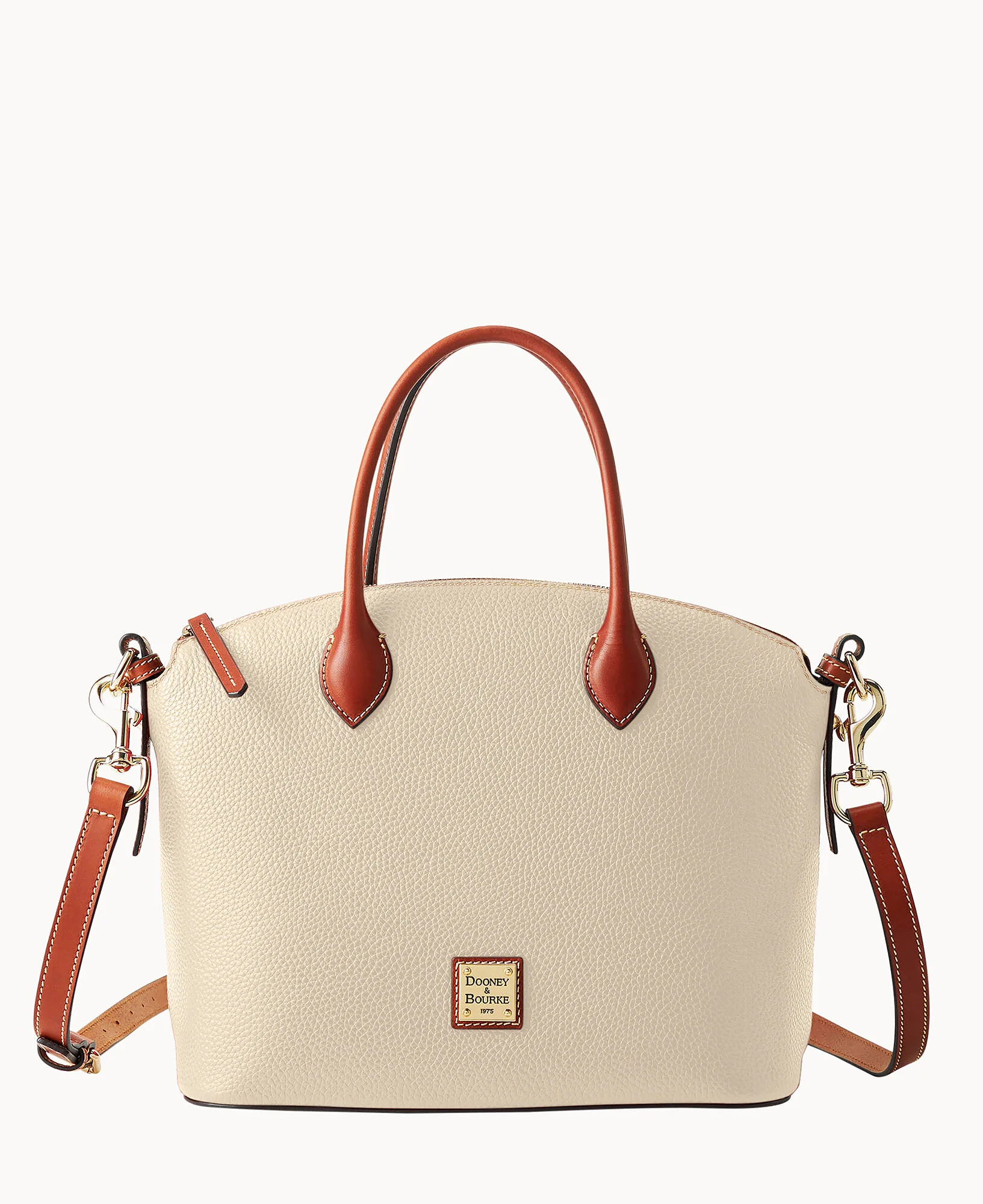 Pebble Grain Domed Satchel - Image 26