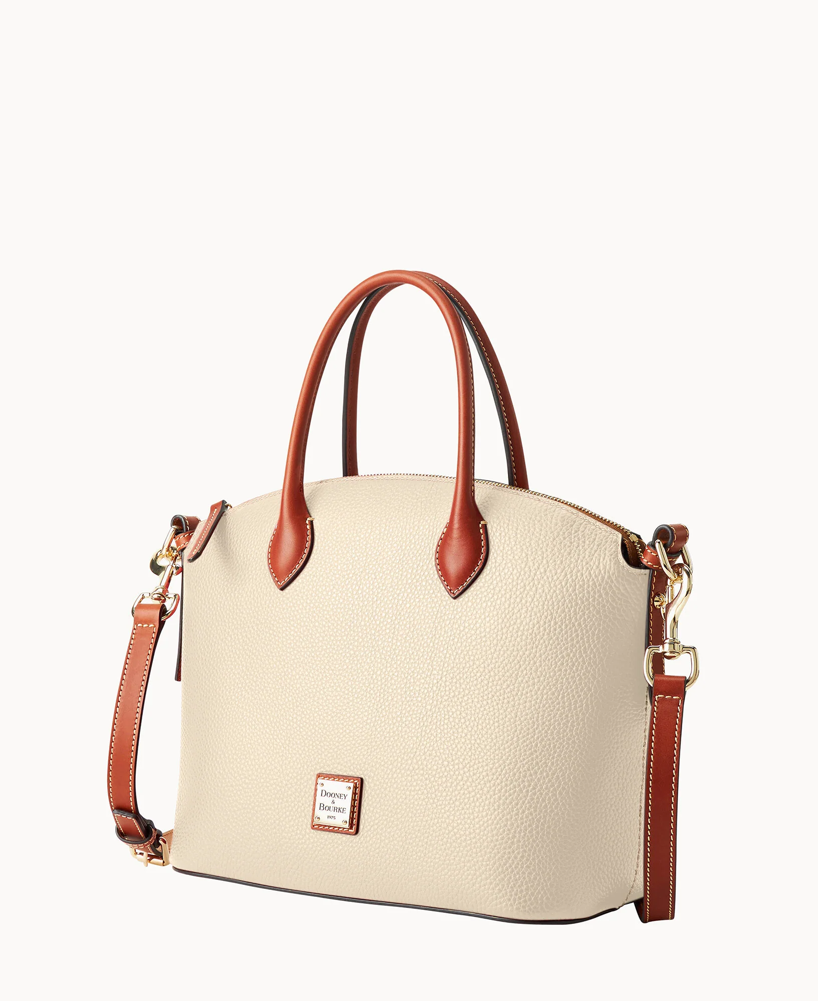 Pebble Grain Domed Satchel - Image 27