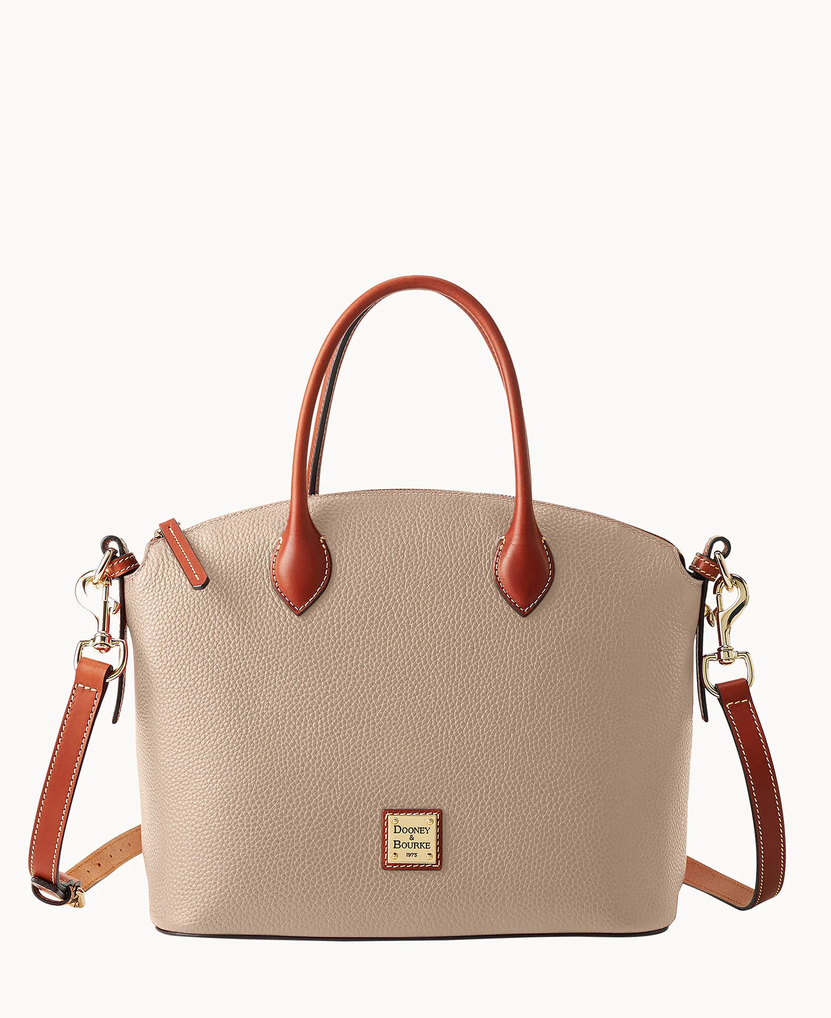 Pebble Grain Domed Satchel - Image 45
