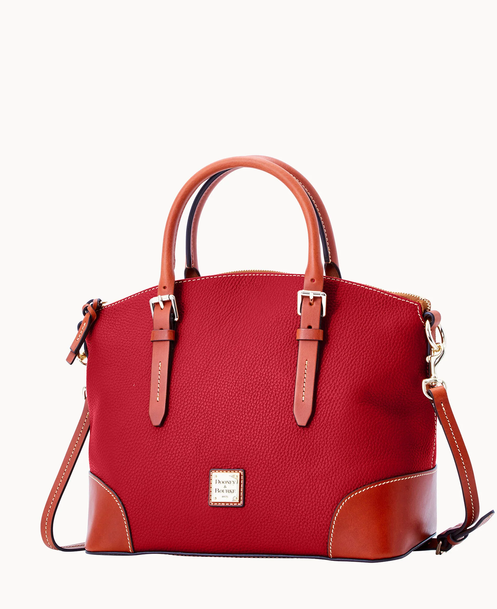 Pebble Grain Domed Satchel - Image 32