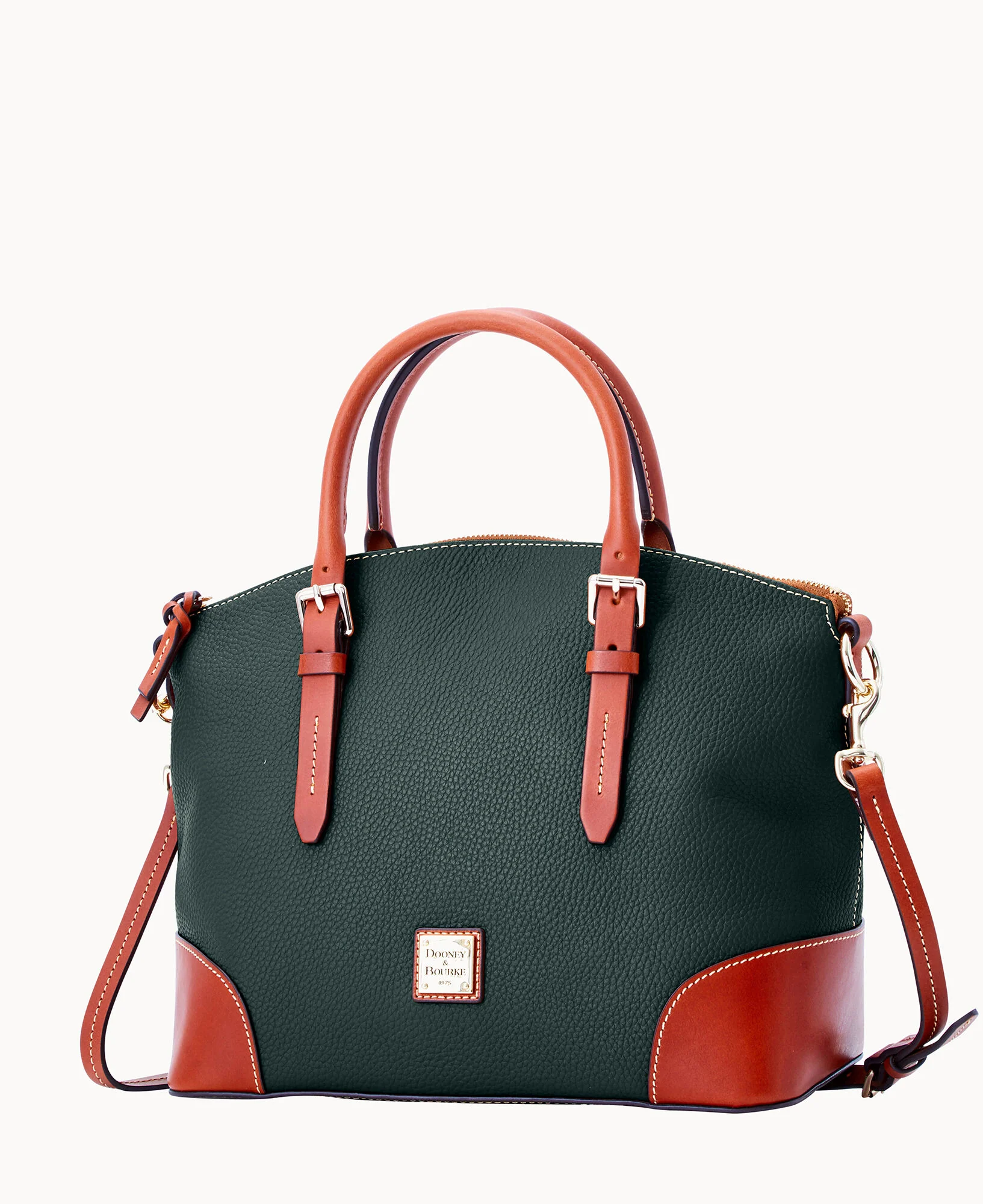 Pebble Grain Domed Satchel - Image 42