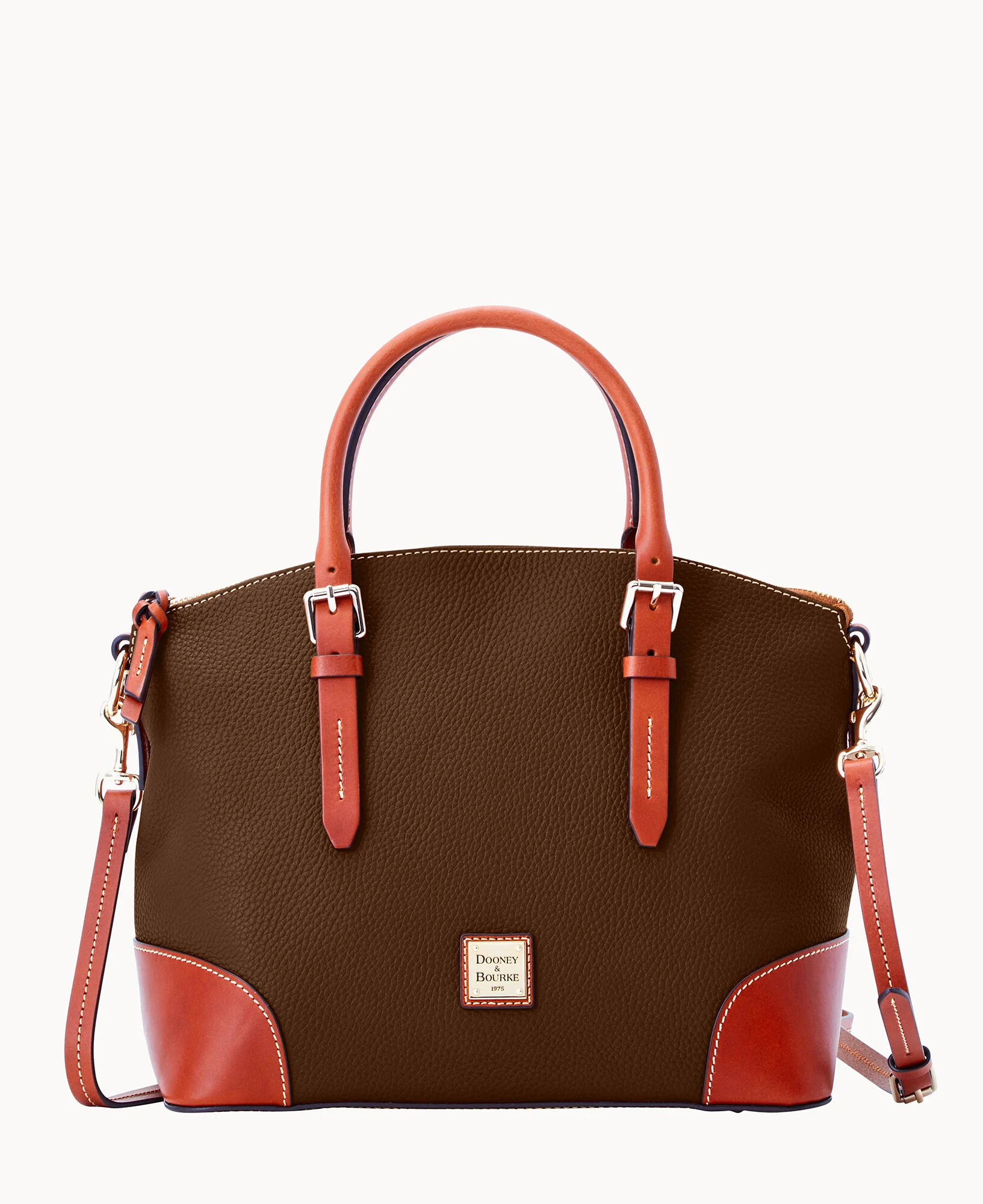 Pebble Grain Domed Satchel - Image 76