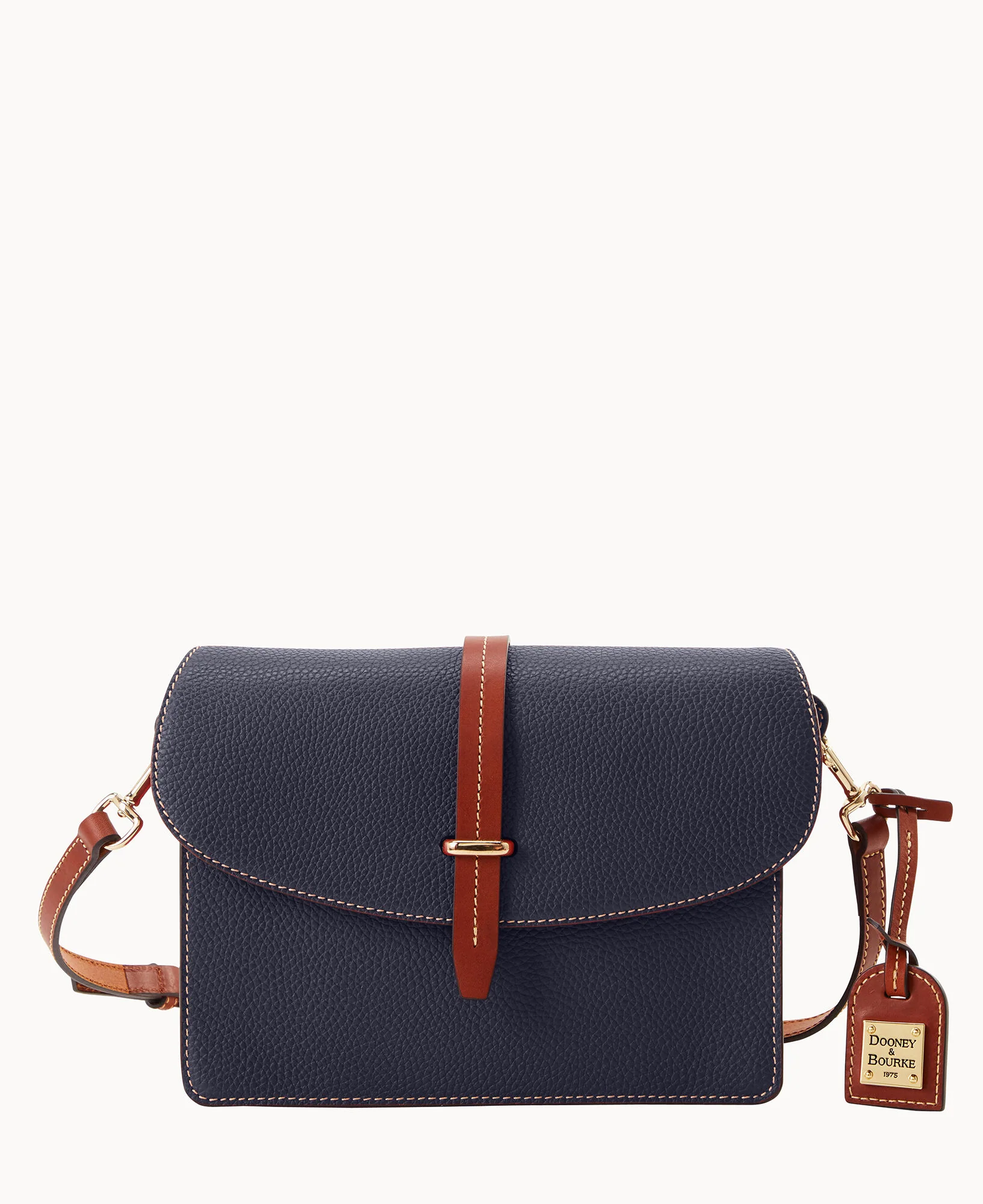 Pebble Grain Flap Crossbody - Image 13