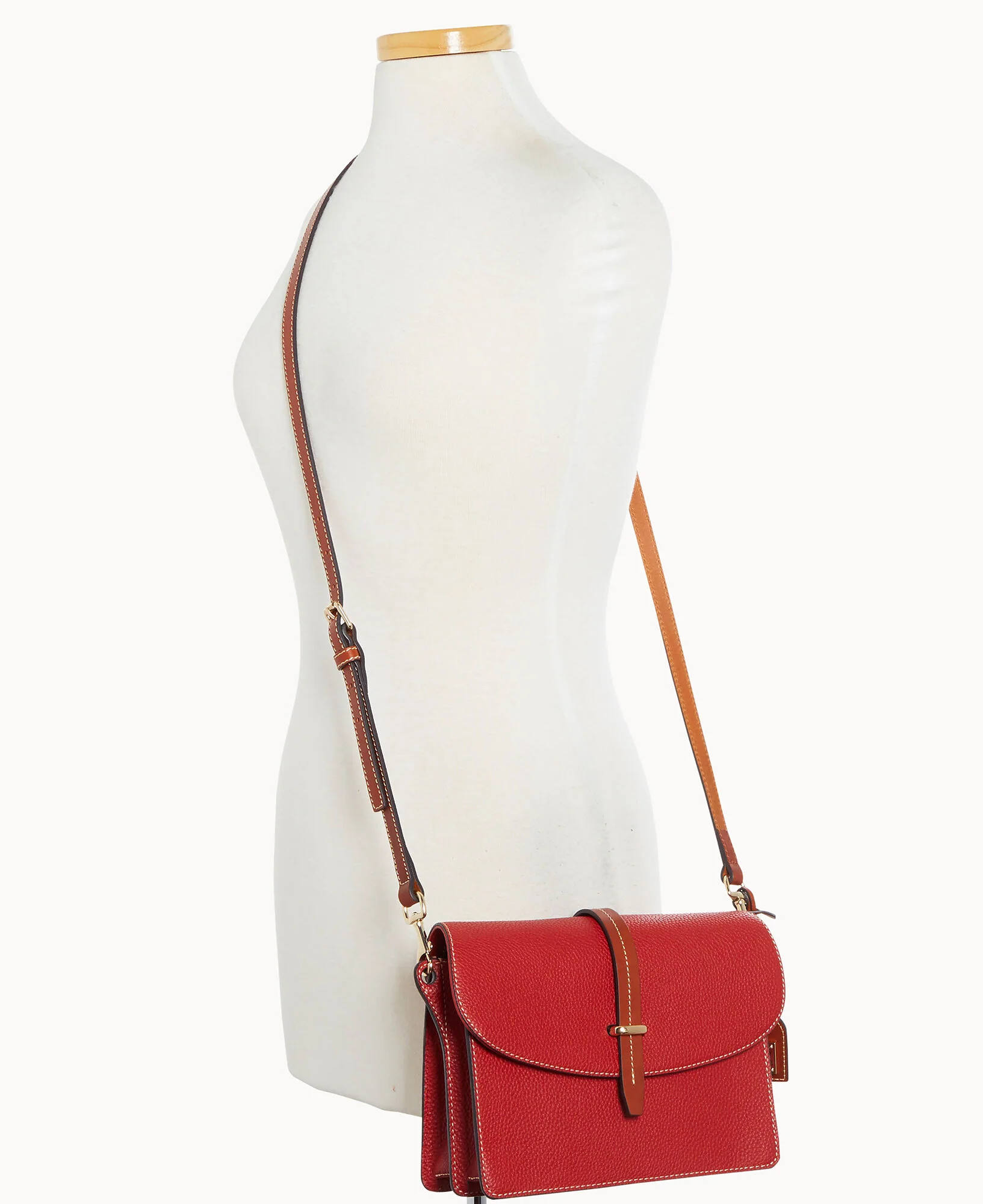 Pebble Grain Flap Crossbody - Image 24