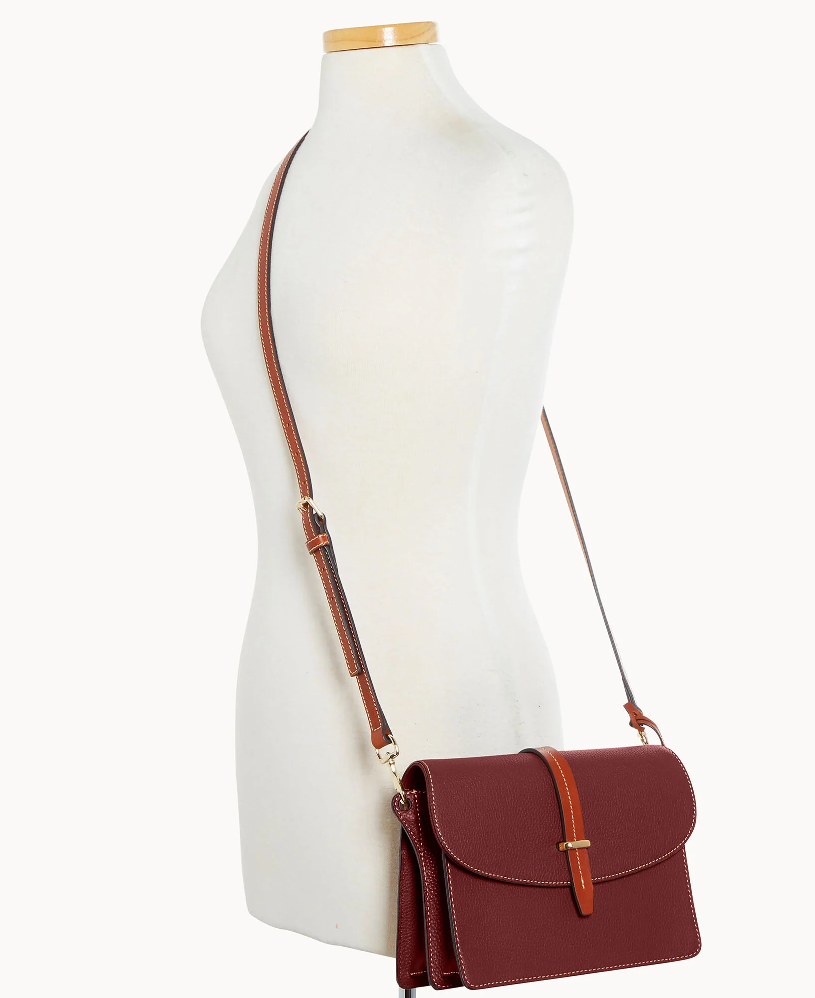 Pebble Grain Flap Crossbody - Image 36