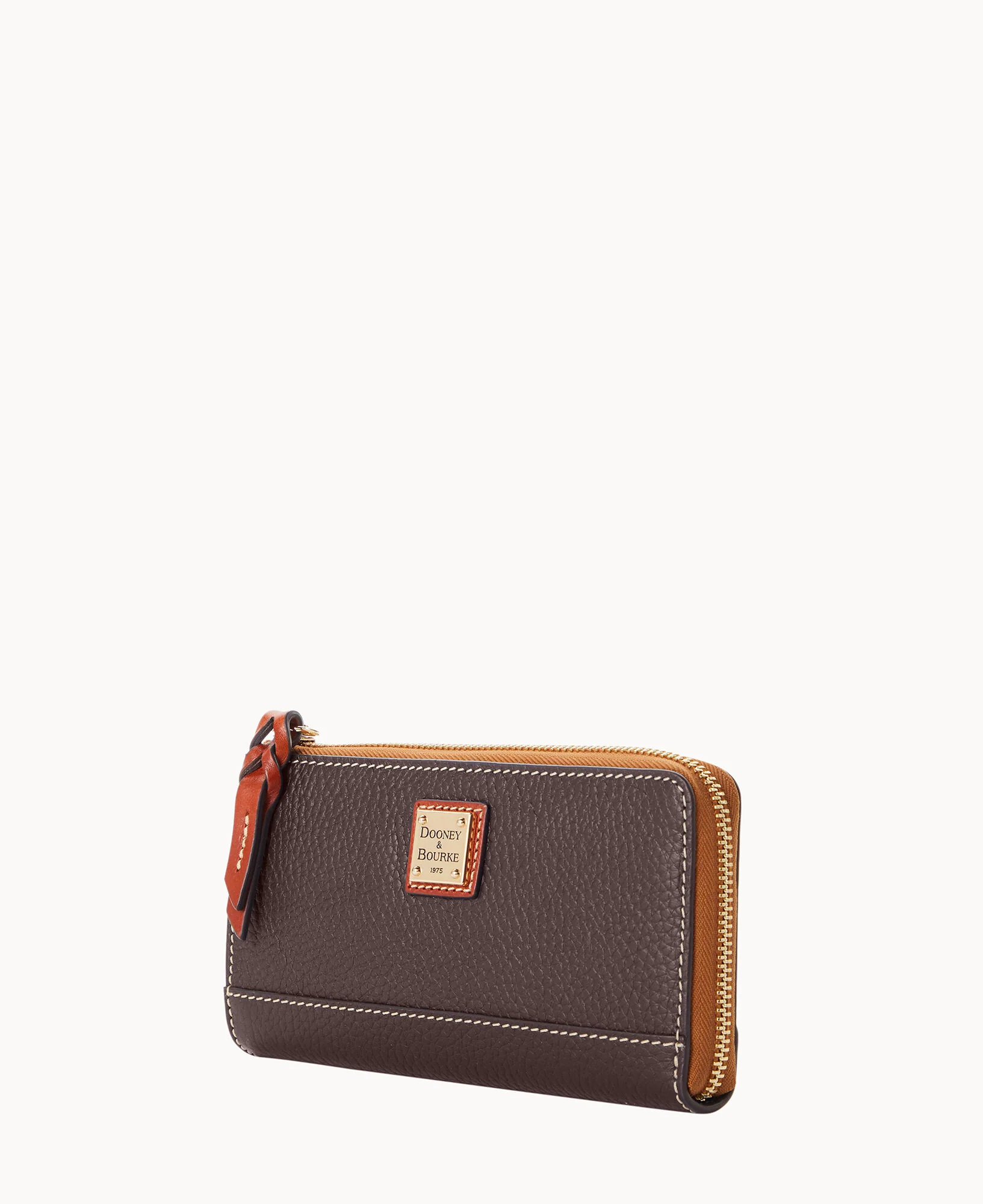 Pebble Grain Folded Zip Wristlet - Image 56
