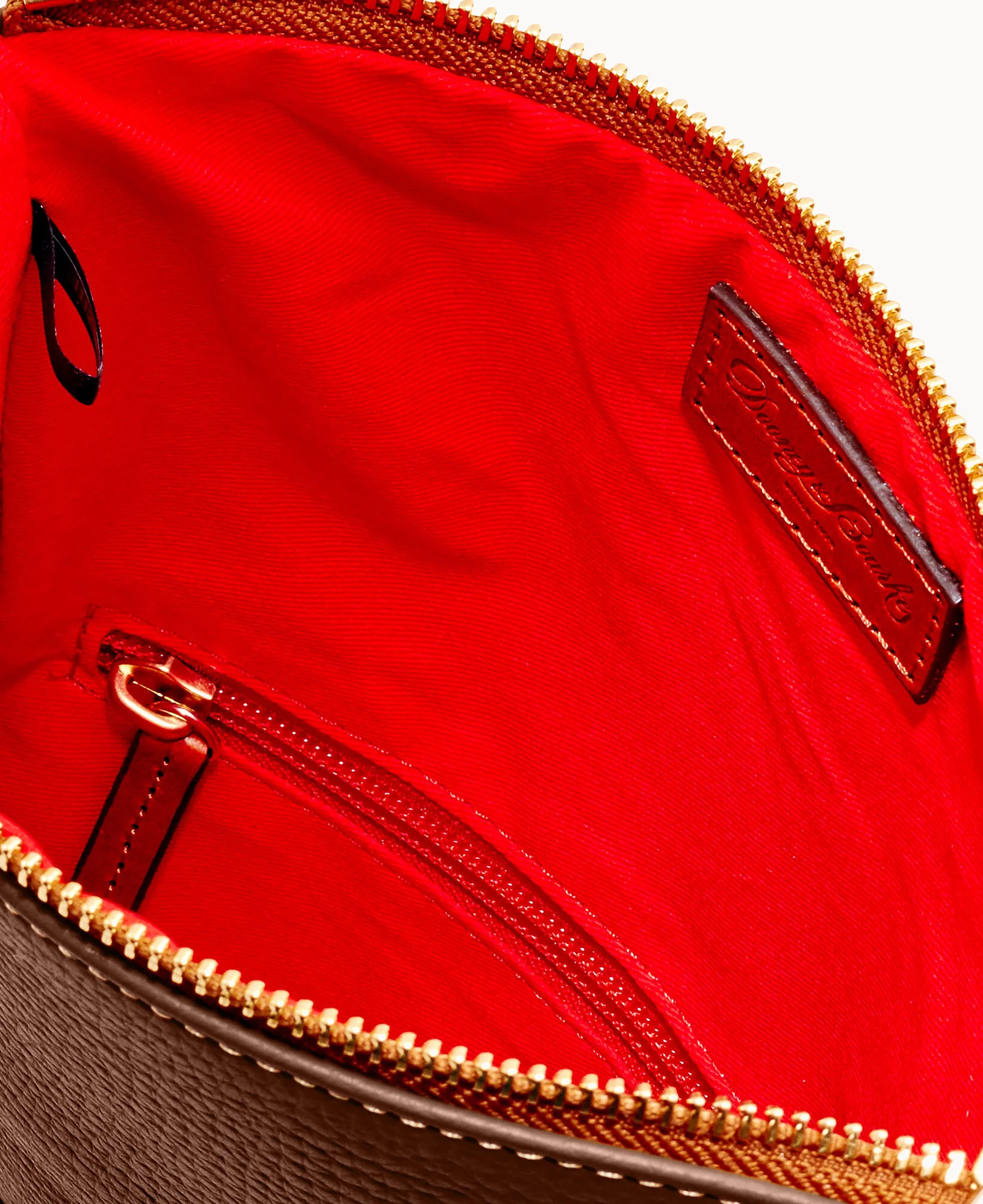 Pebble Grain Foldover Zip Crossbody - Image 8