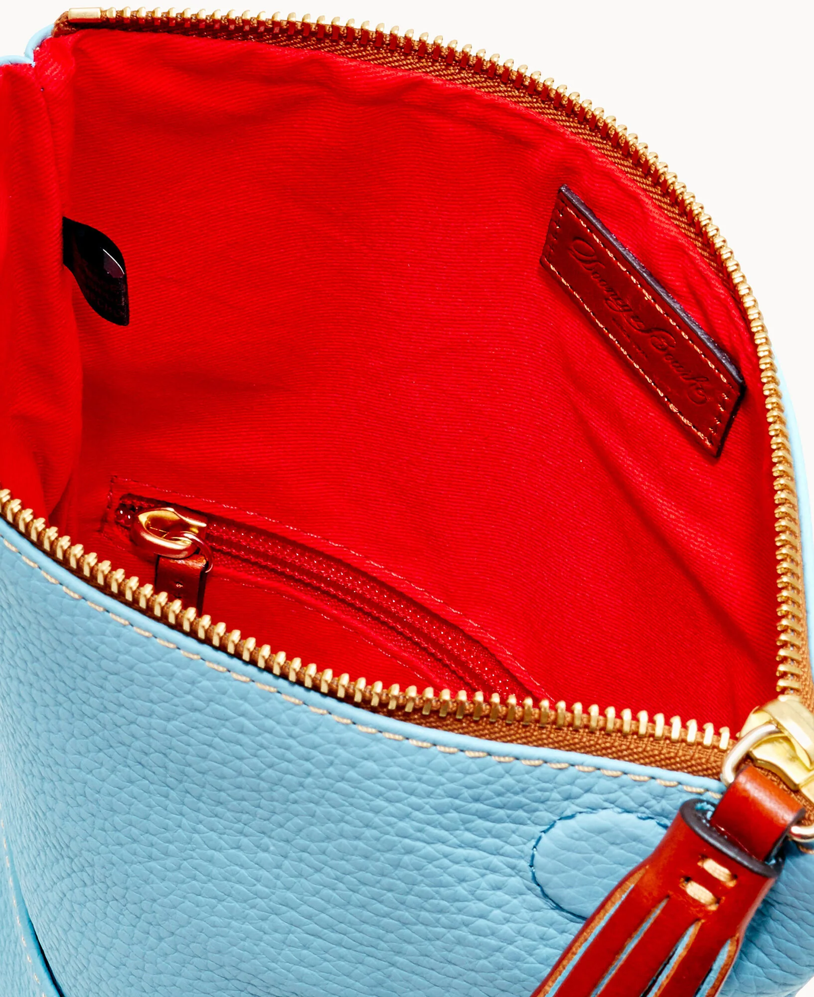 Pebble Grain Foldover Zip Crossbody - Image 93