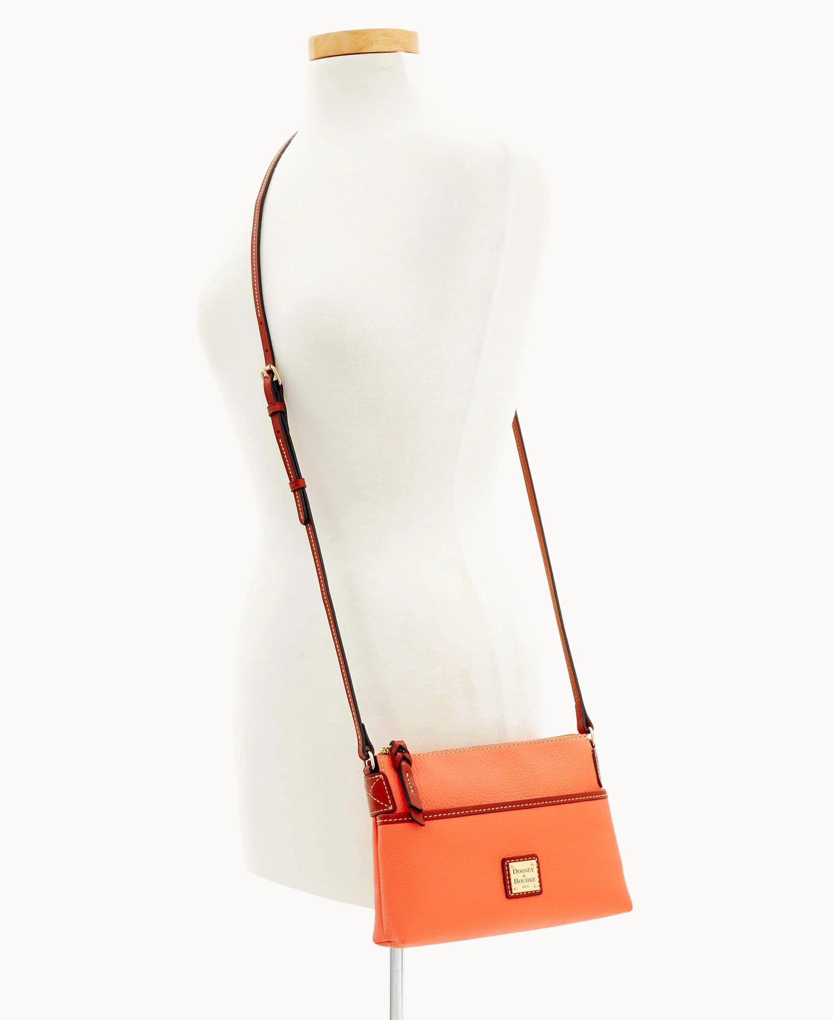 Pebble Grain Ginger Crossbody - Image 32