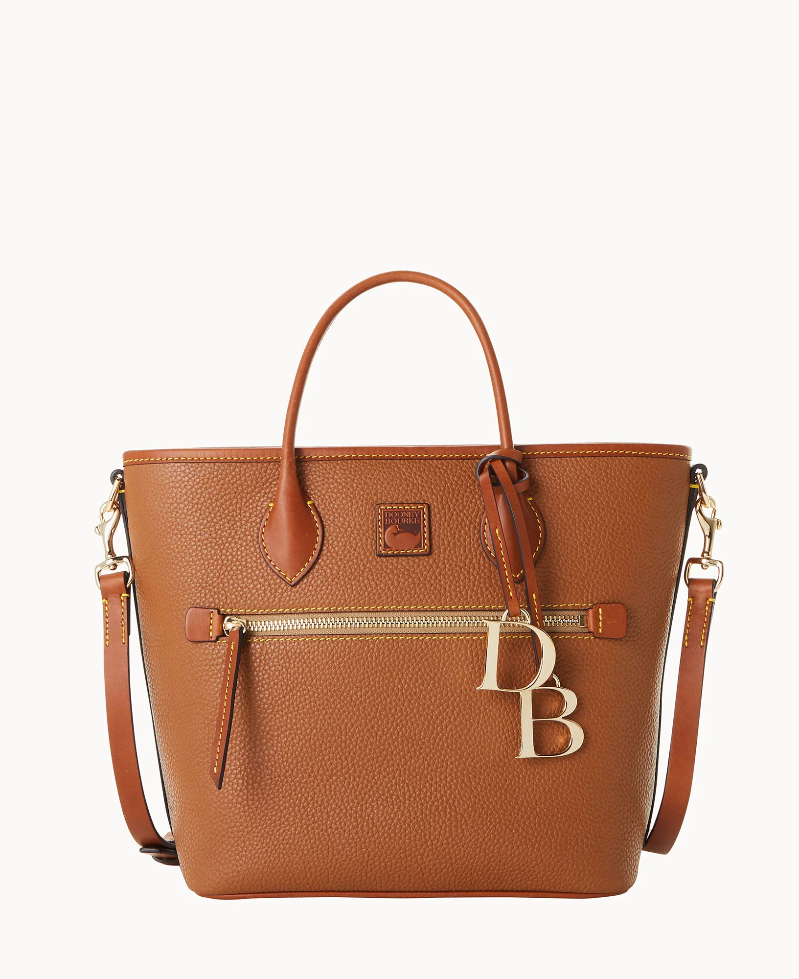 Pebble Grain Handle Tote - Image 15