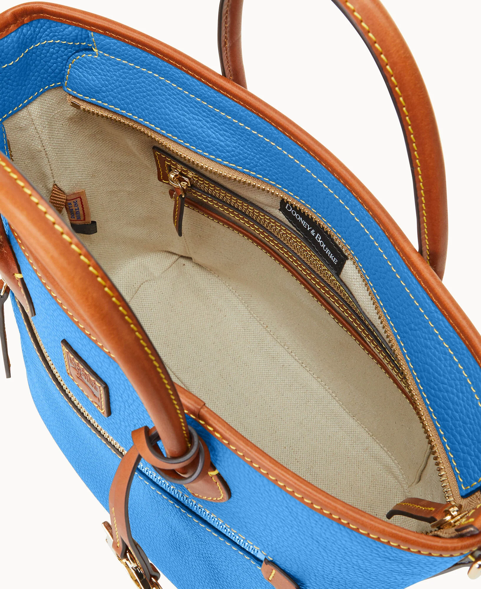 Pebble Grain Handle Tote - Image 20