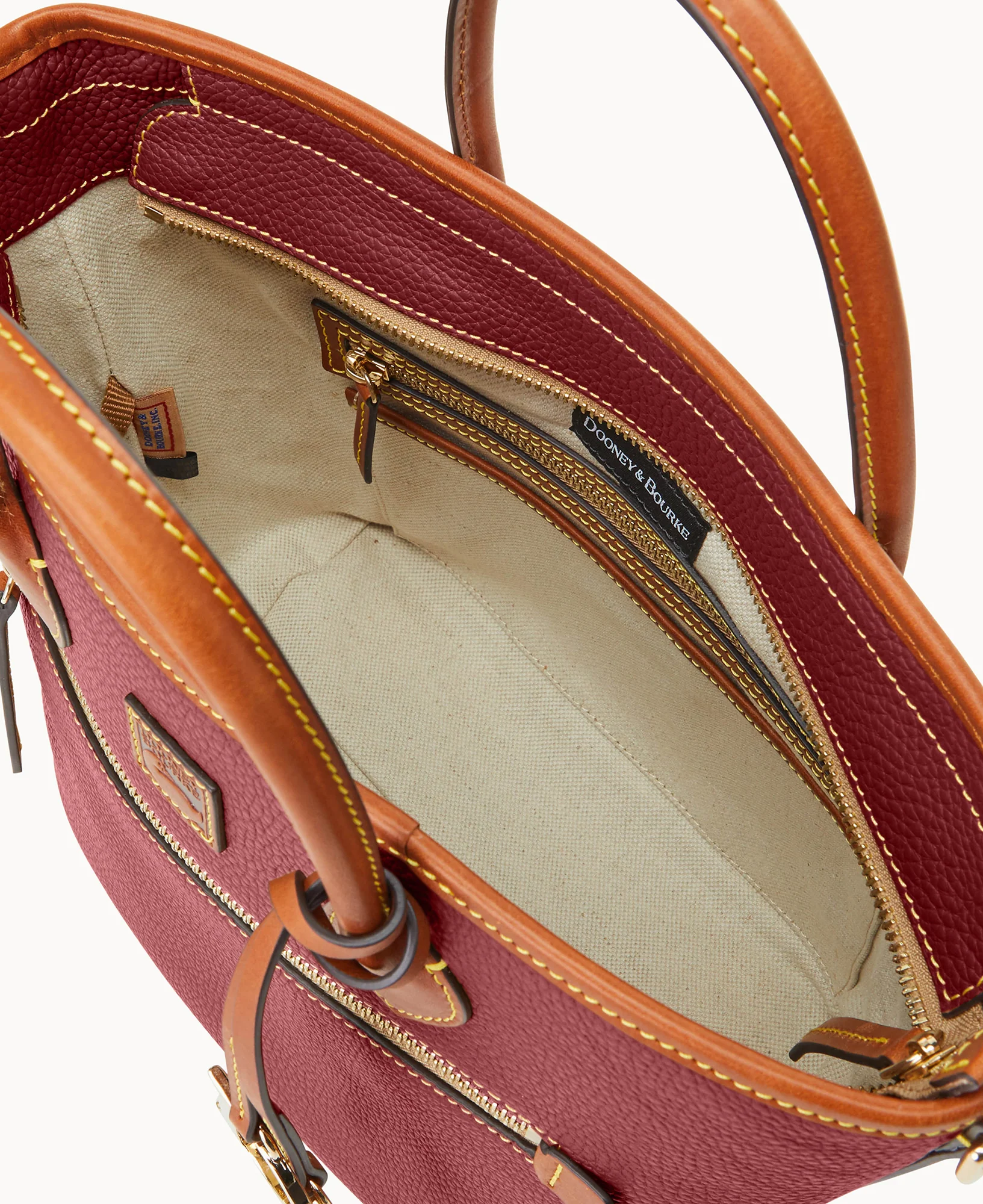 Pebble Grain Handle Tote - Image 27