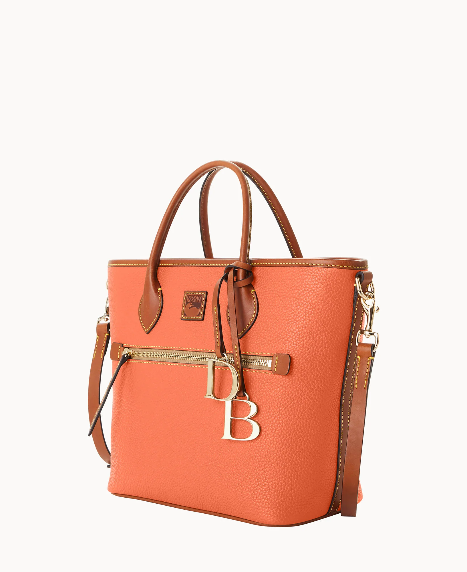 Pebble Grain Handle Tote - Image 9