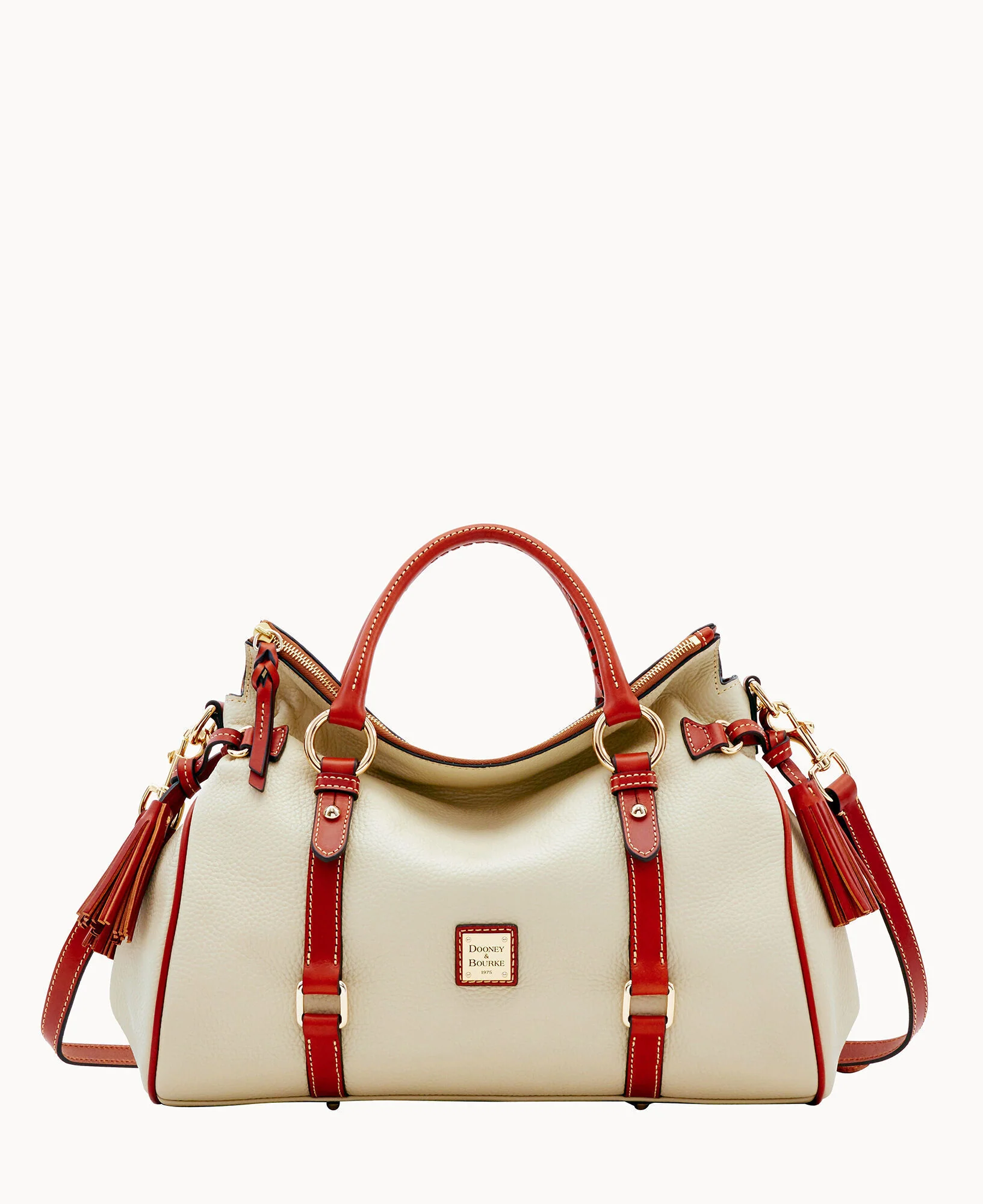 Pebble Grain Large Satchel - Image 18