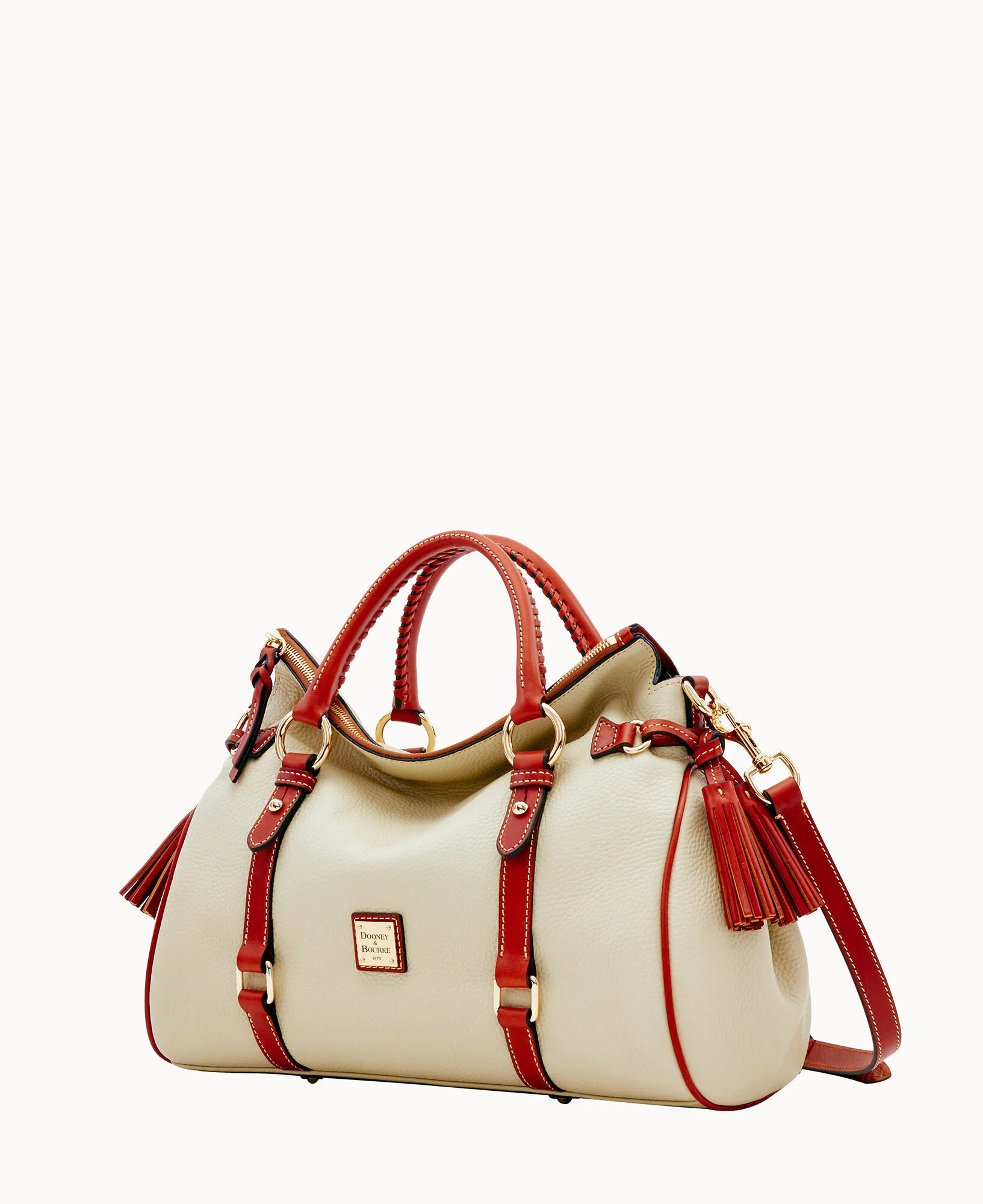 Pebble Grain Large Satchel - Image 19