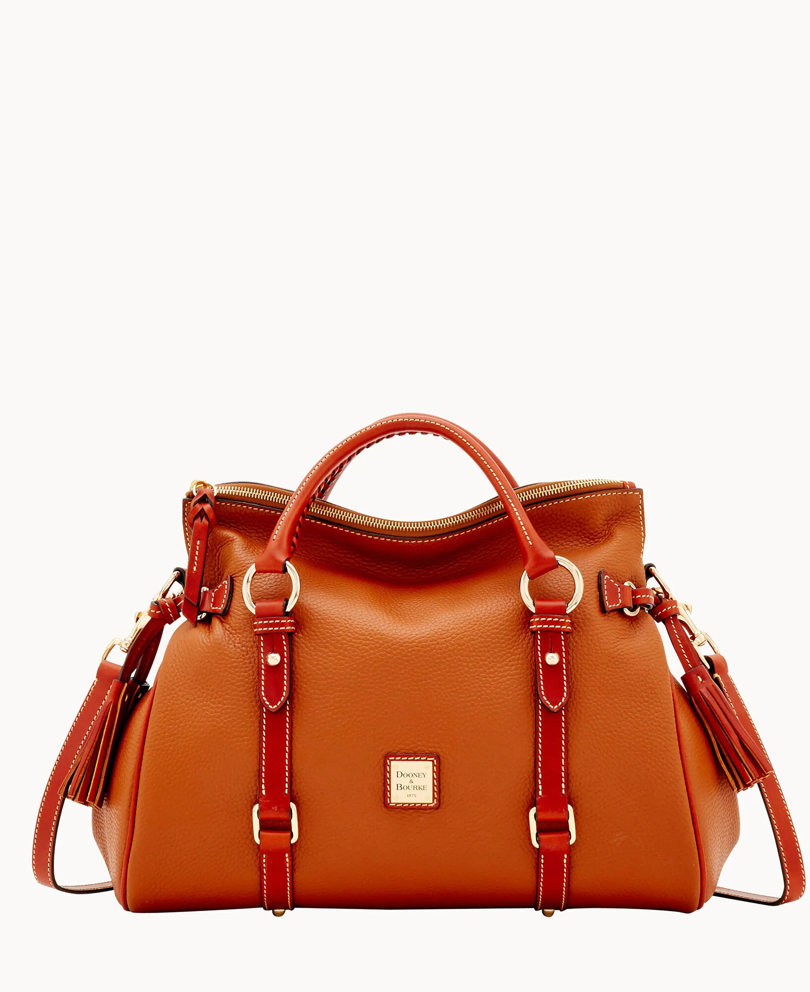 Pebble Grain Large Satchel - Image 8