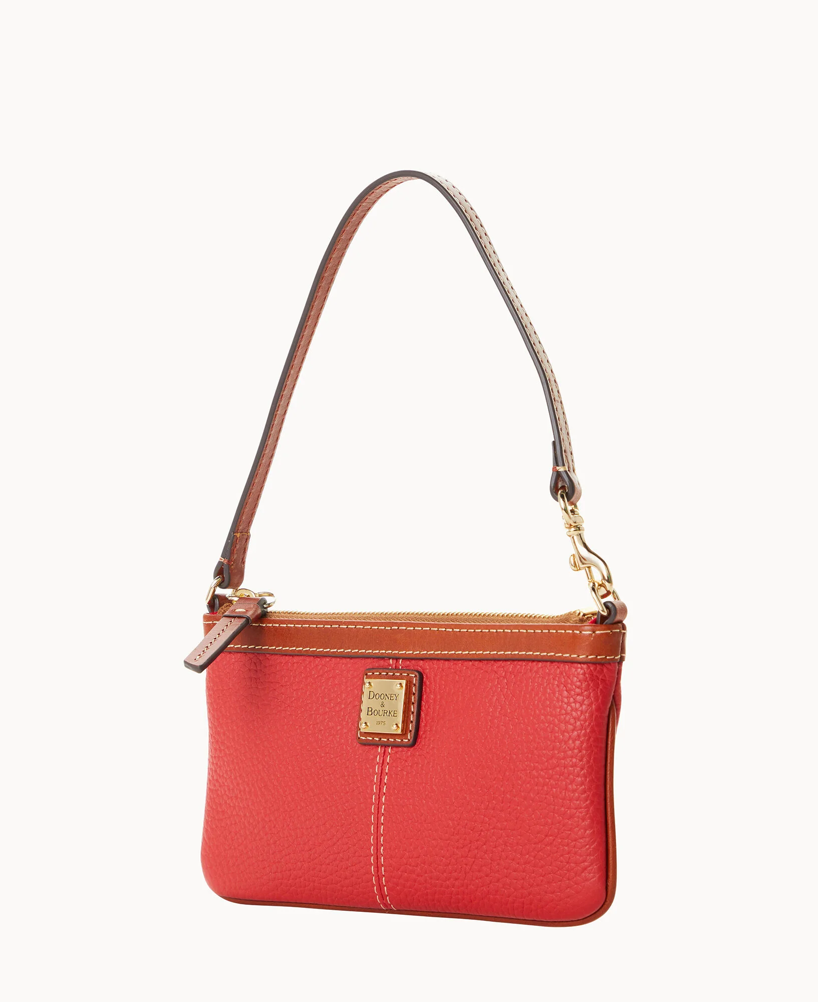 Pebble Grain Large Slim Wristlet - Image 17