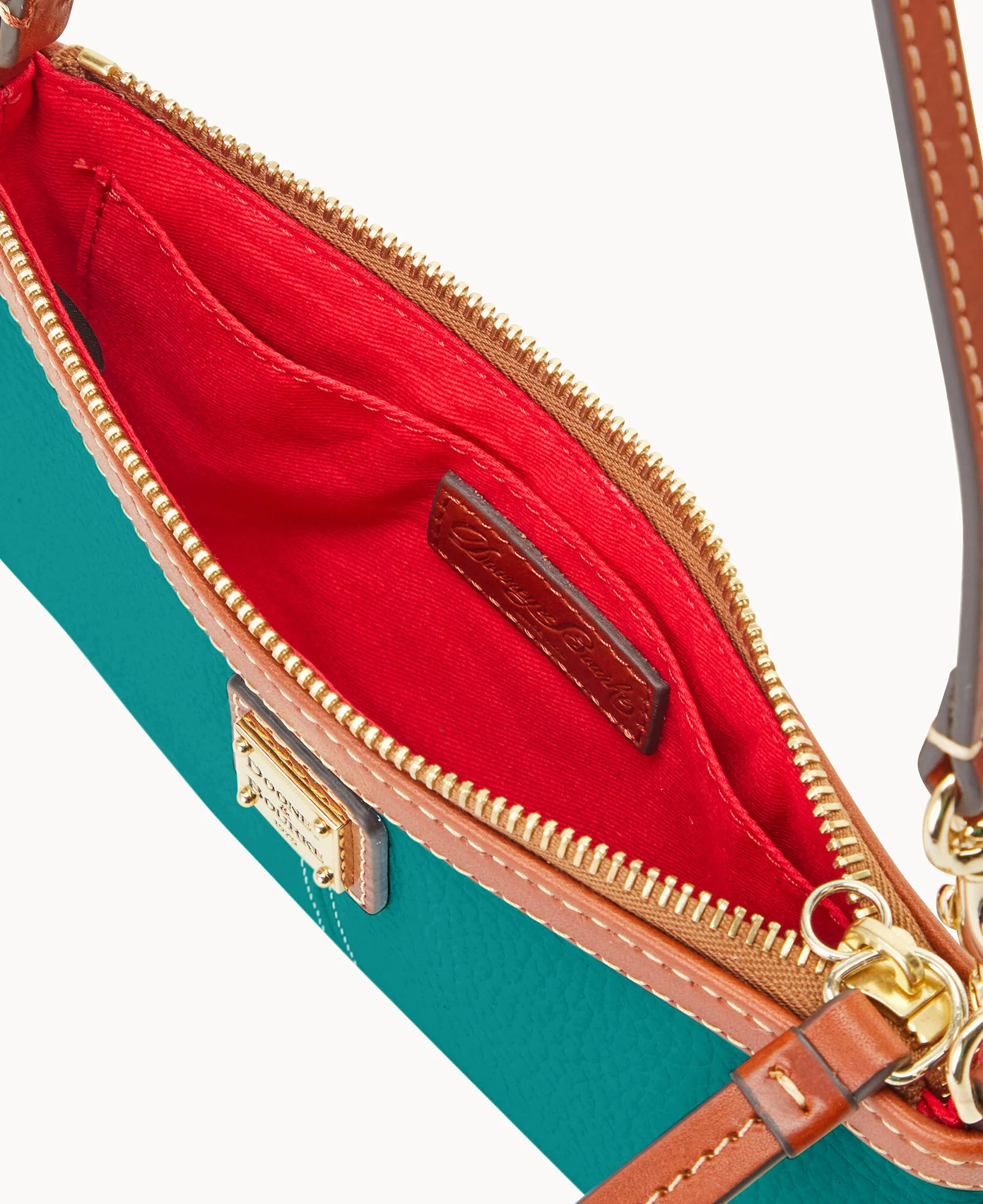 Pebble Grain Large Slim Wristlet - Image 27