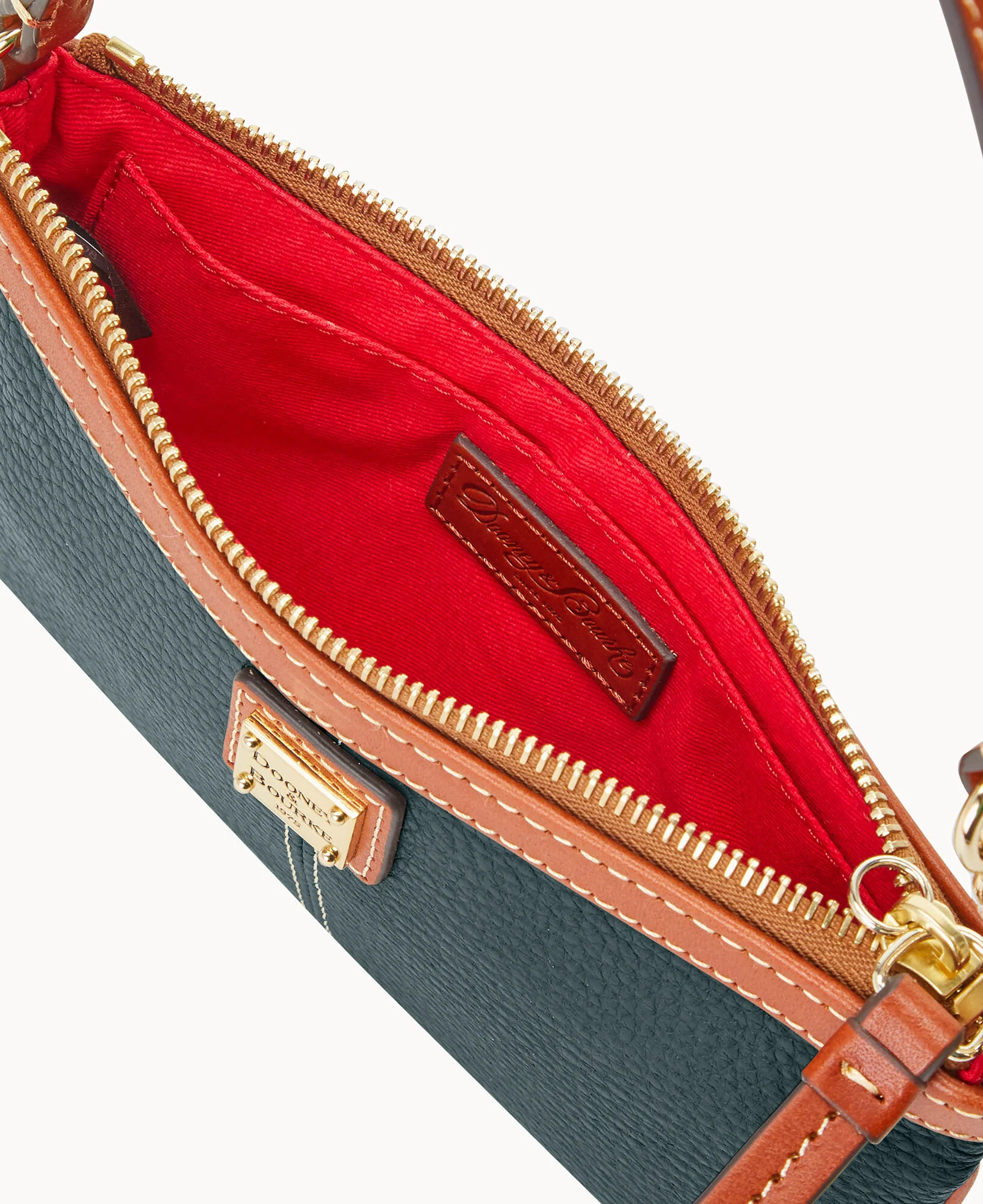 Pebble Grain Large Slim Wristlet - Image 30