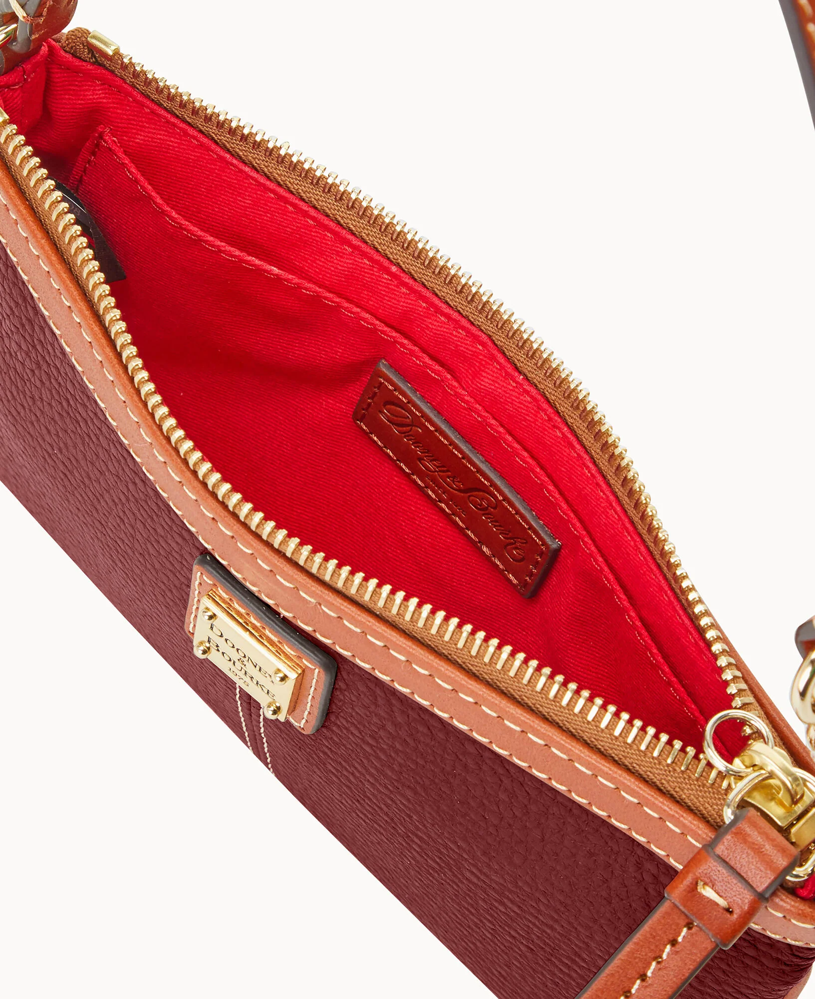Pebble Grain Large Slim Wristlet - Image 33