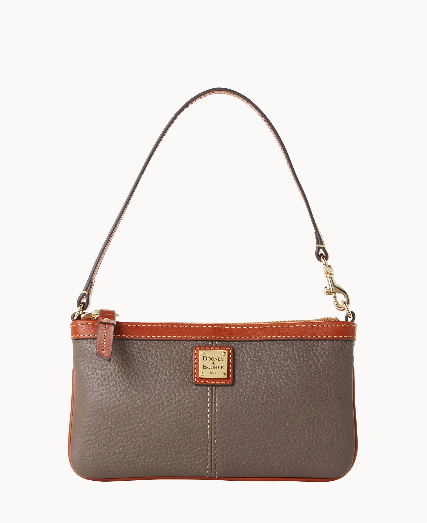 Pebble Grain Large Slim Wristlet - Image 34