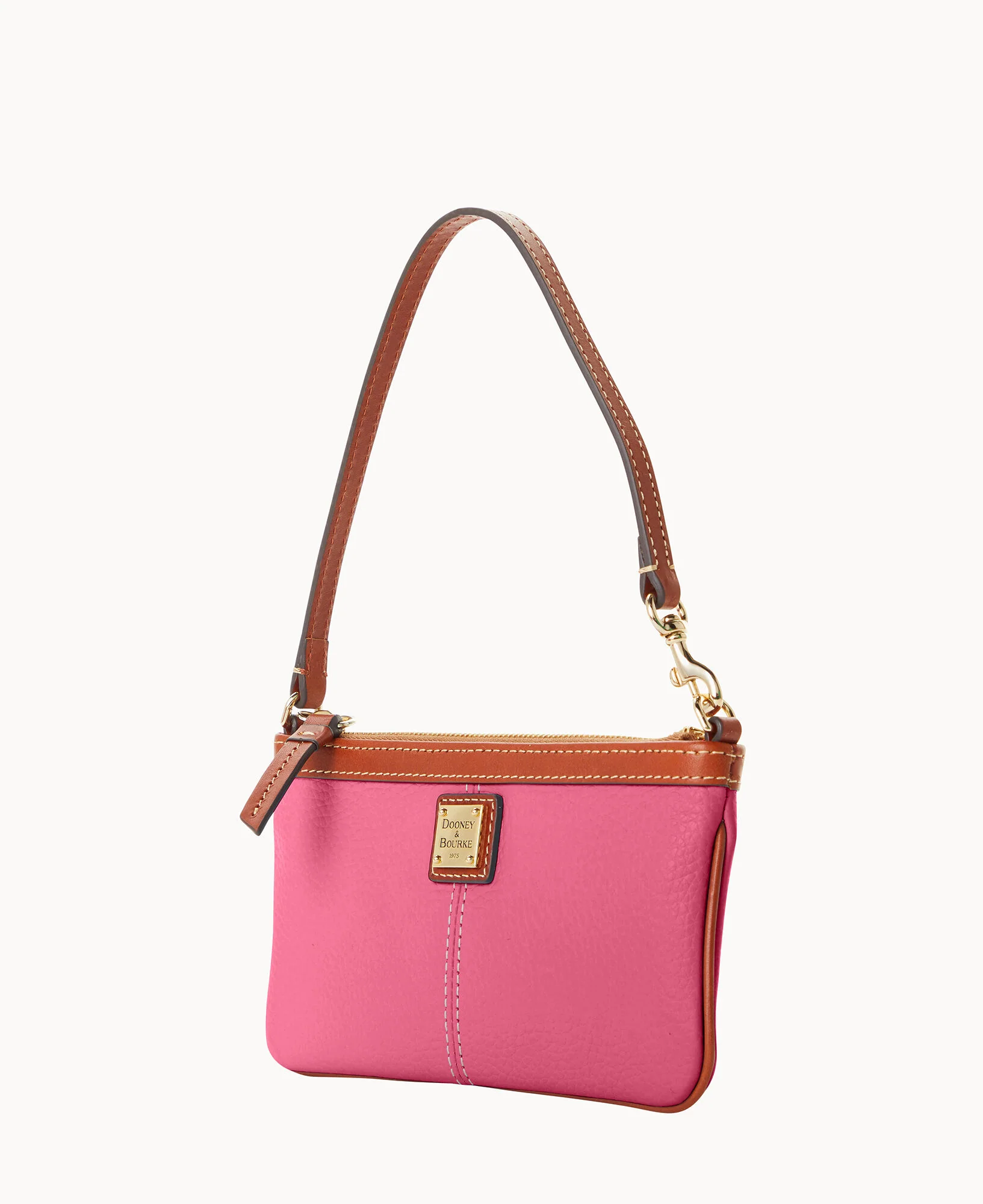 Pebble Grain Large Slim Wristlet - Image 38