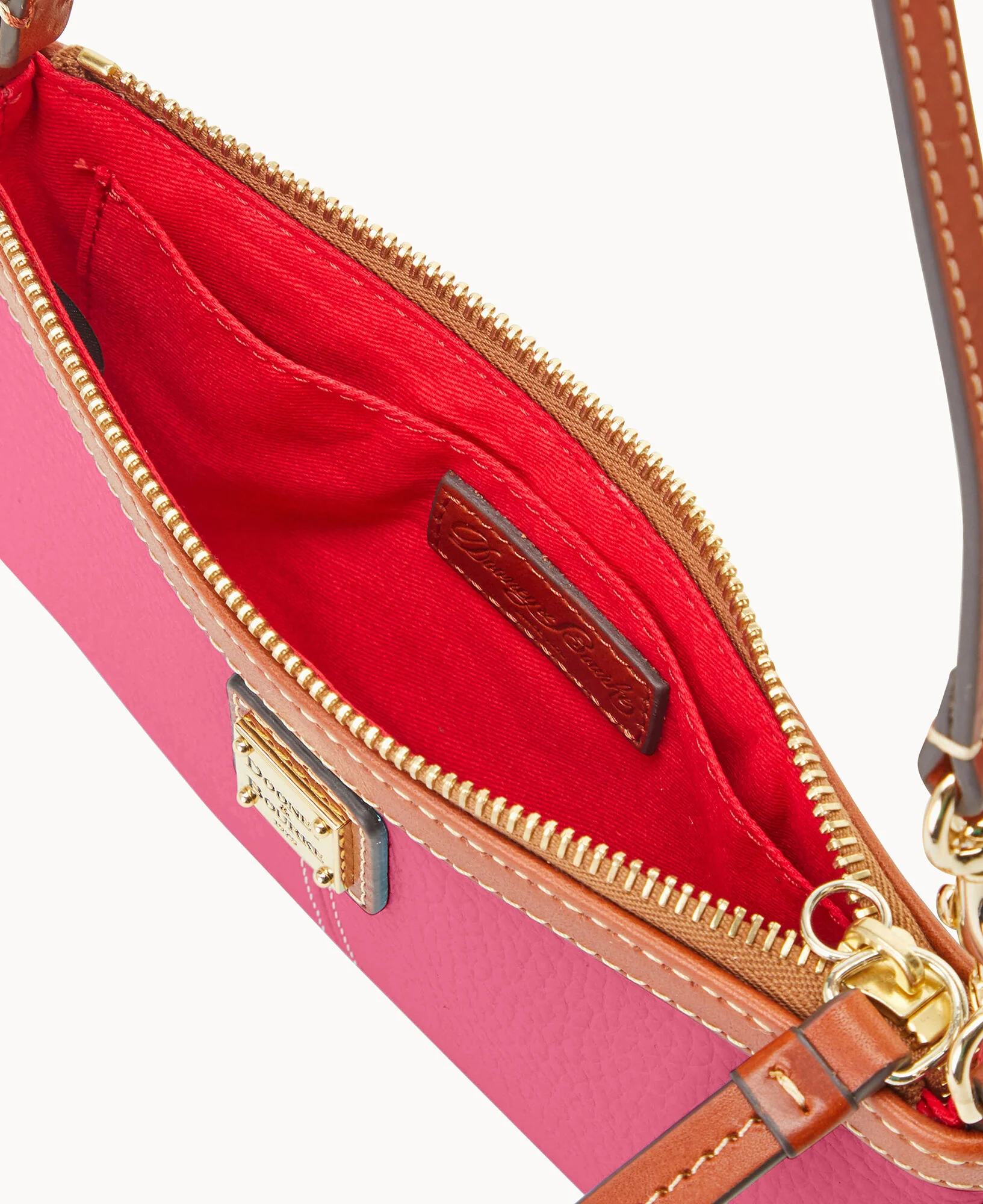 Pebble Grain Large Slim Wristlet - Image 39