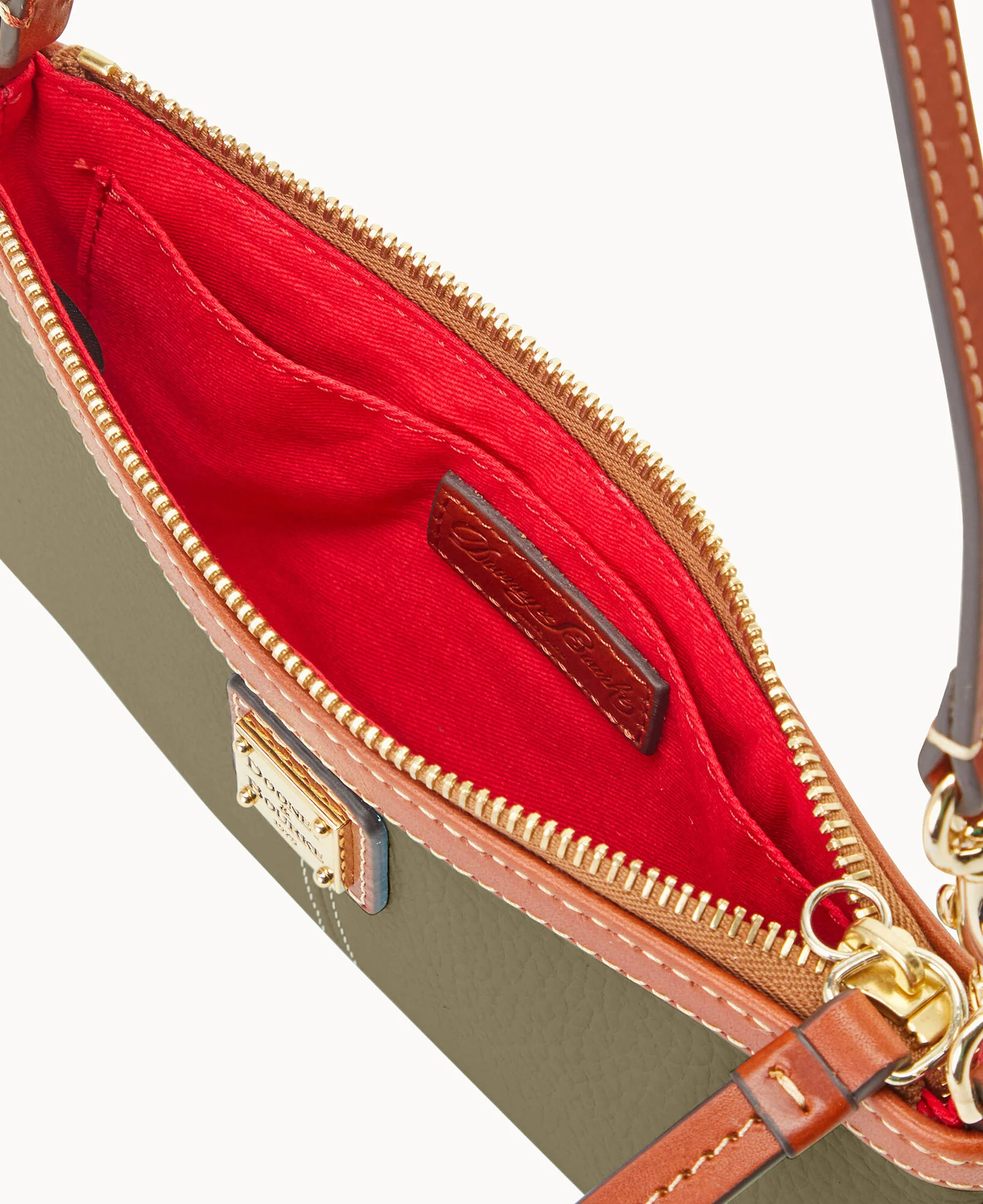 Pebble Grain Large Slim Wristlet - Image 45