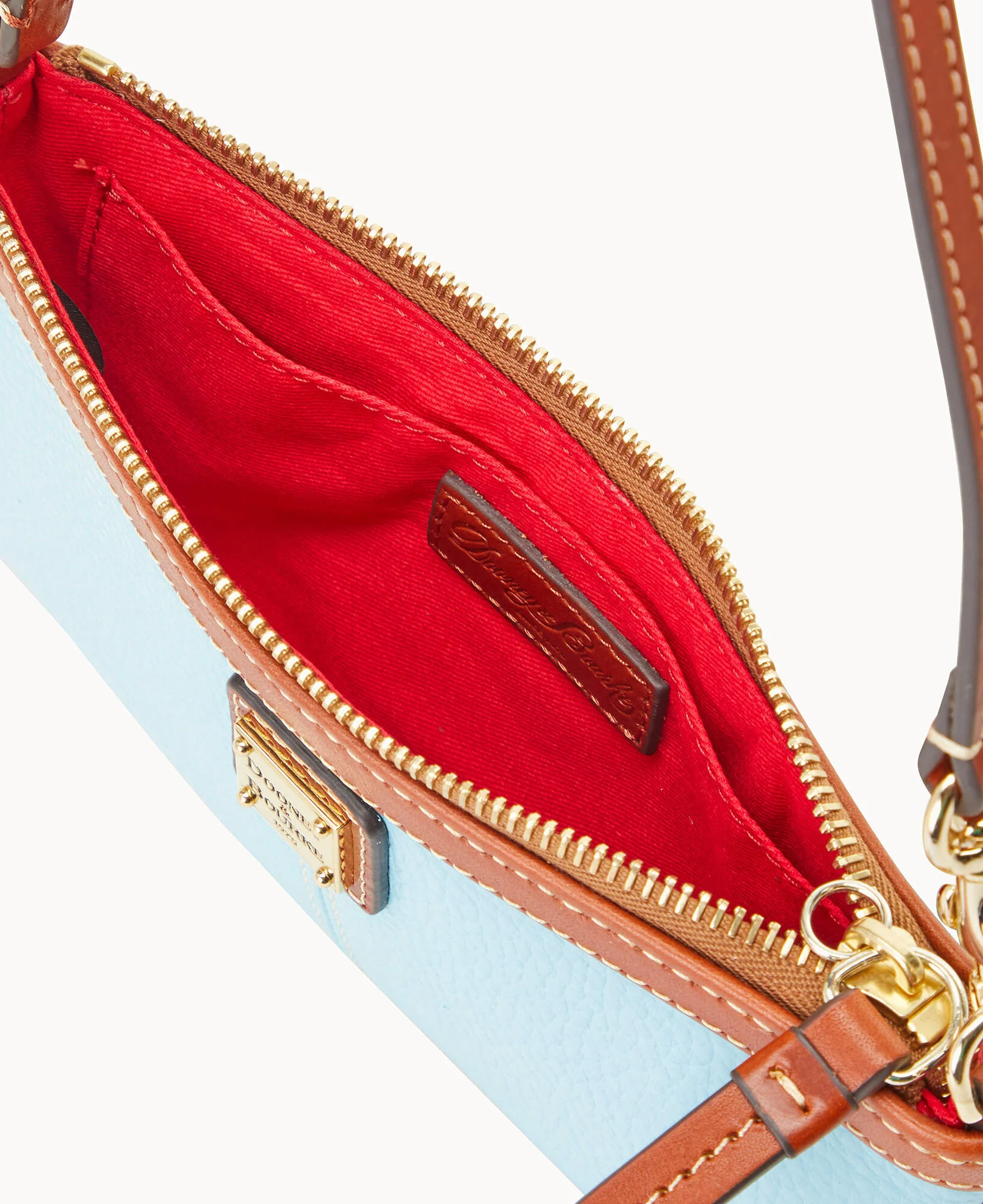 Pebble Grain Large Slim Wristlet - Image 48
