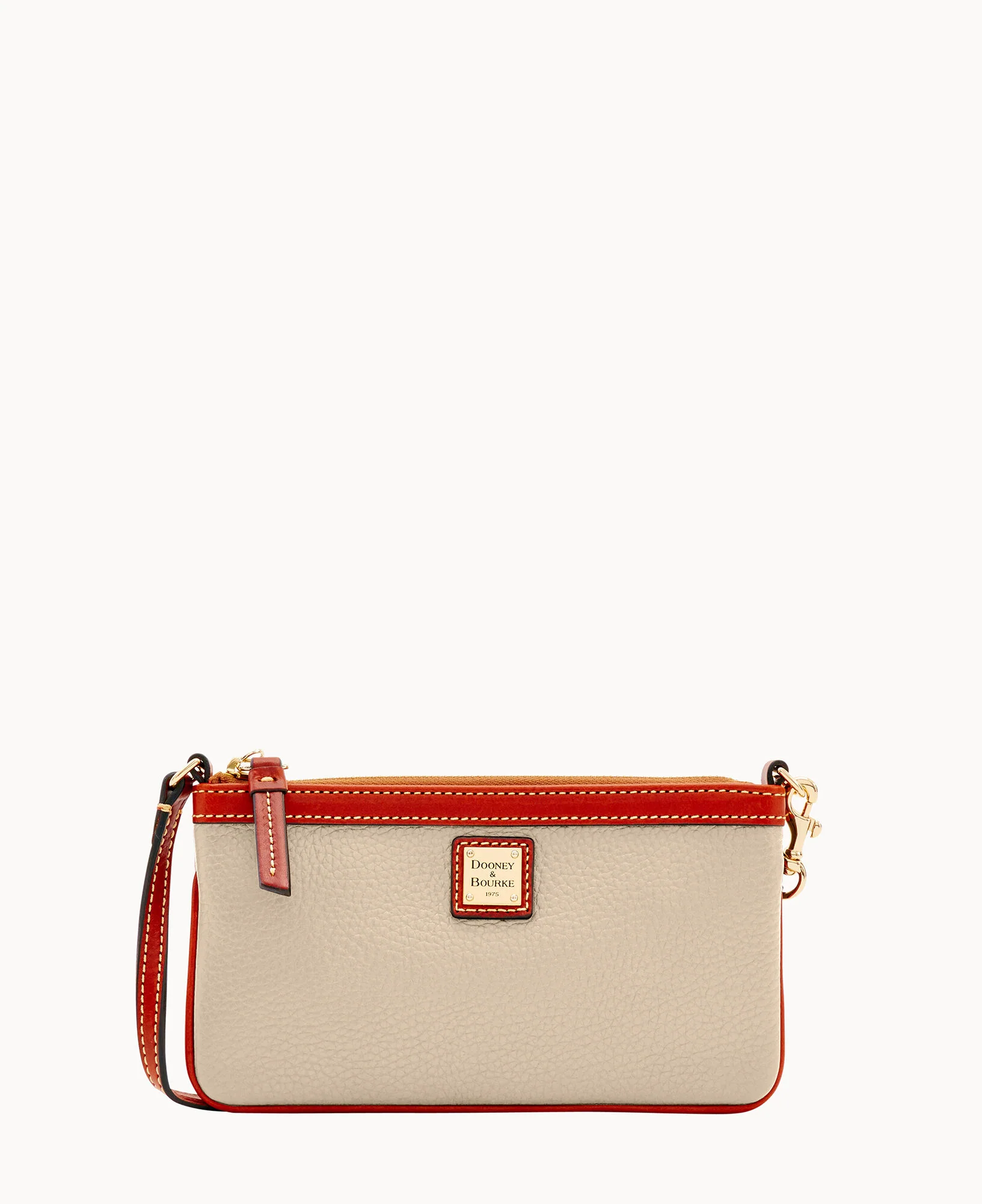 Pebble Grain Large Slim Wristlet - Image 12