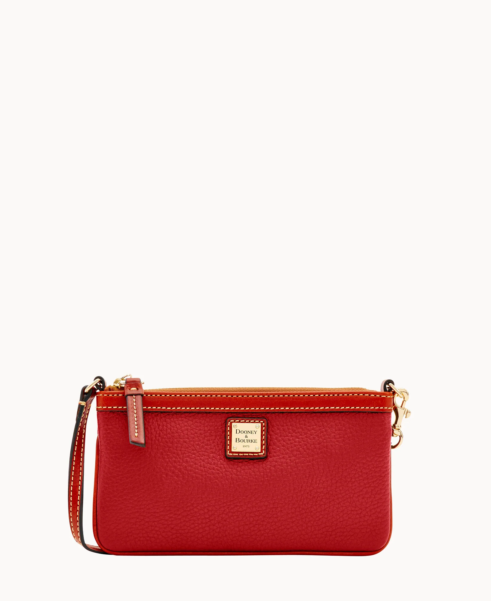 Pebble Grain Large Slim Wristlet - Image 24